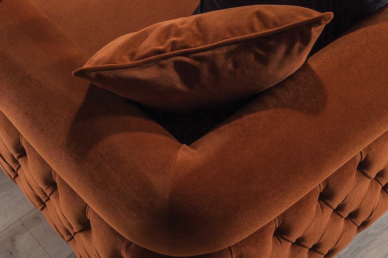 Brooklyn Orange Sectional