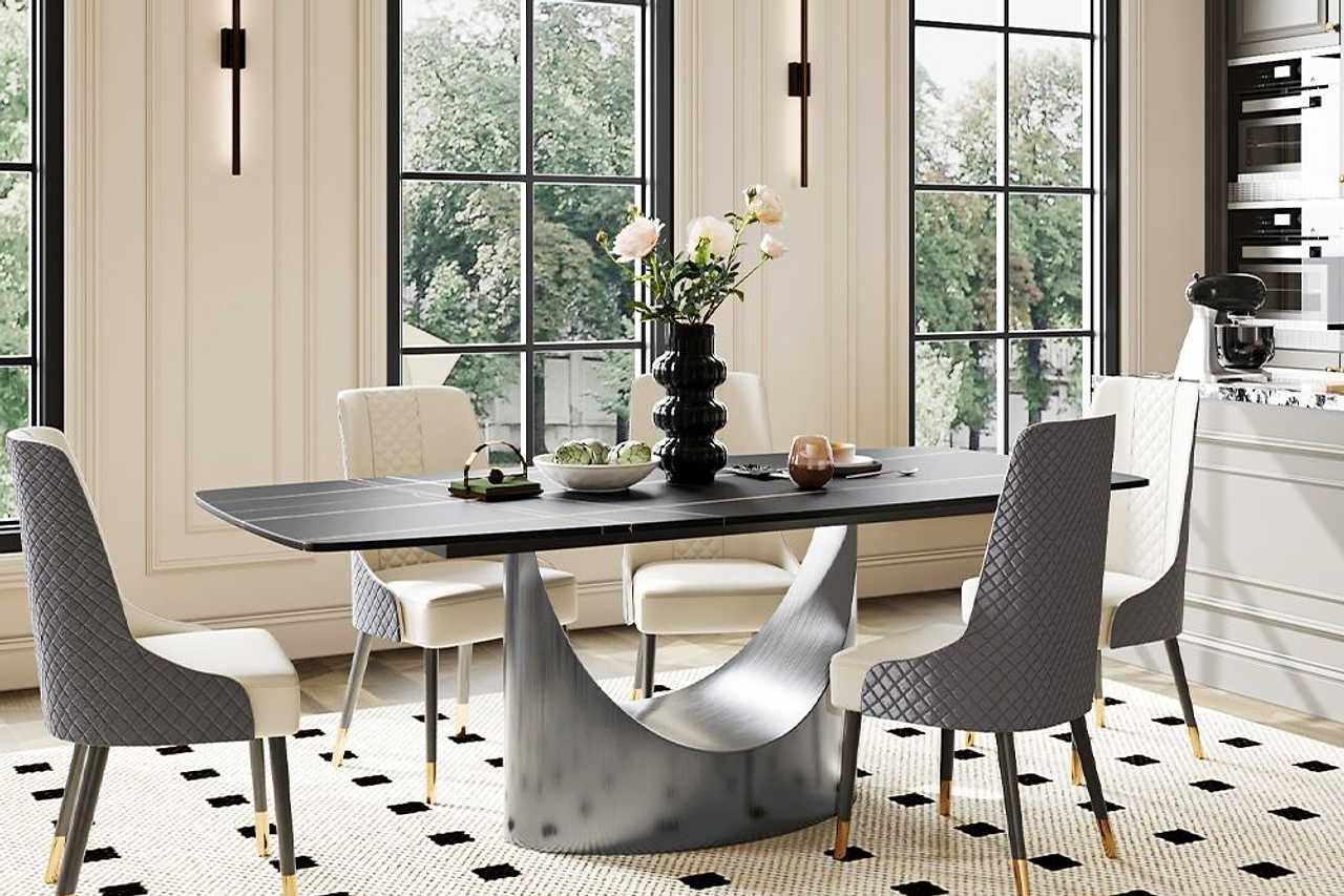 Lexi Matt Black Table