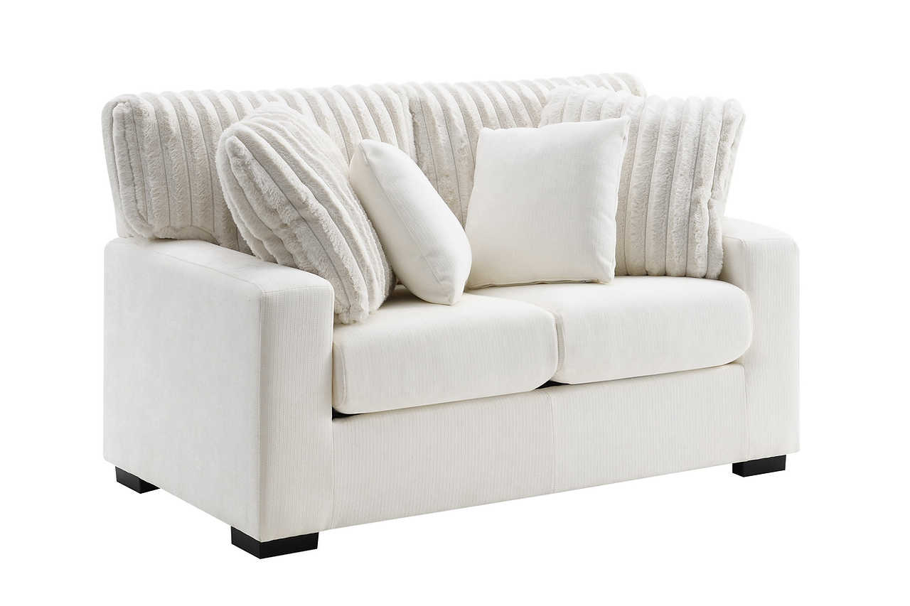 Tarra Ivory Fabric Chair