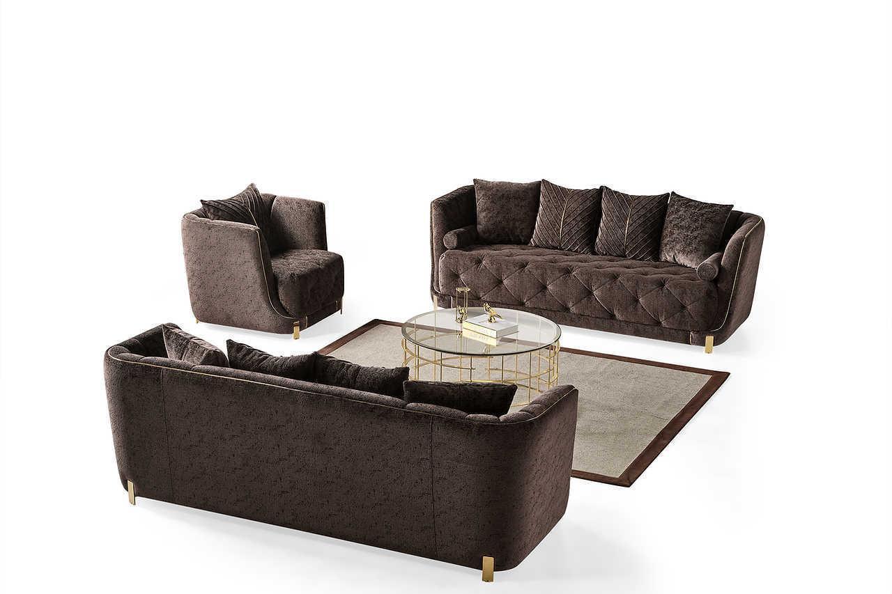 Elit Brown Living Room Set