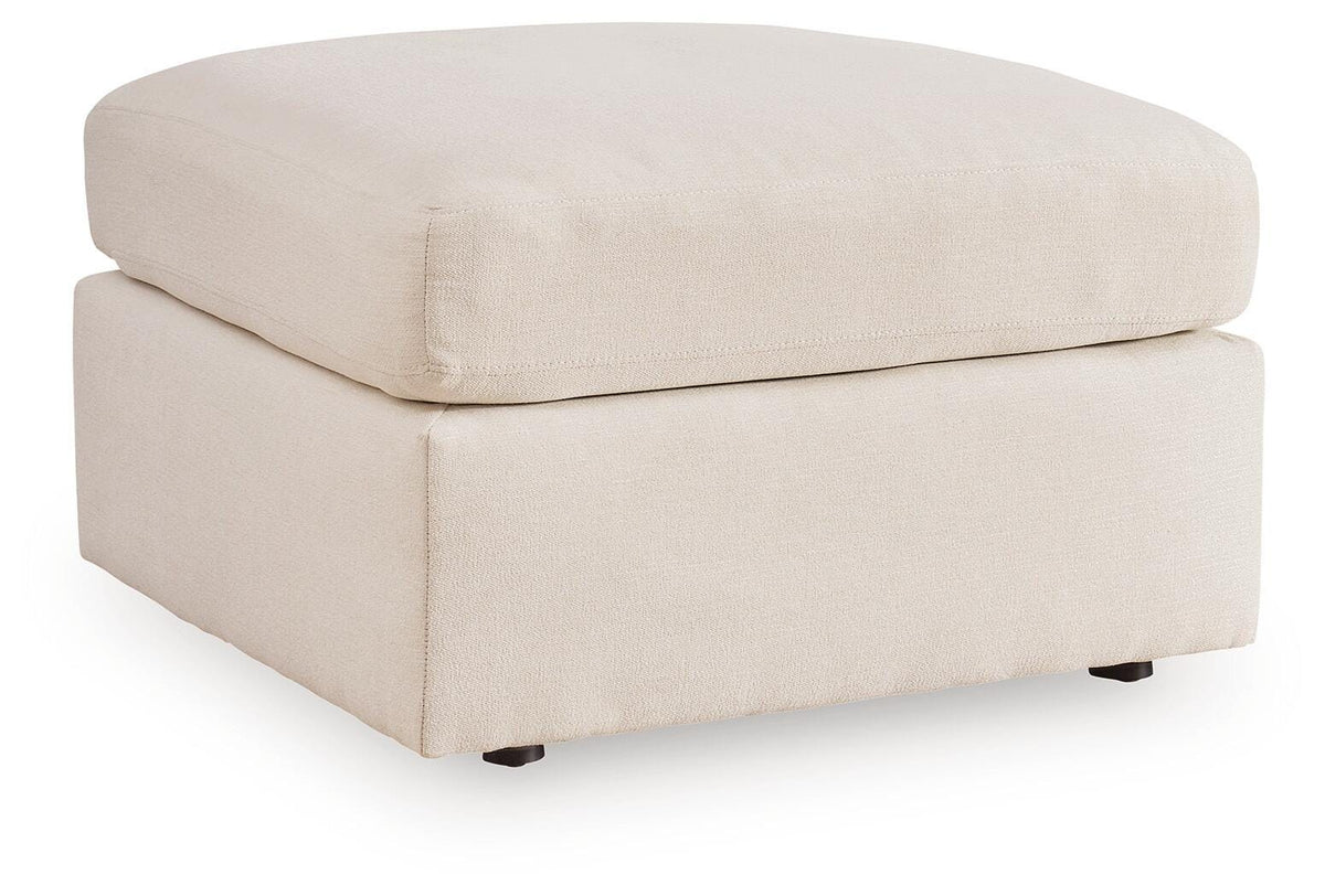 Modmax Oyster 6-Piece Sectional with Ottoman — angled view