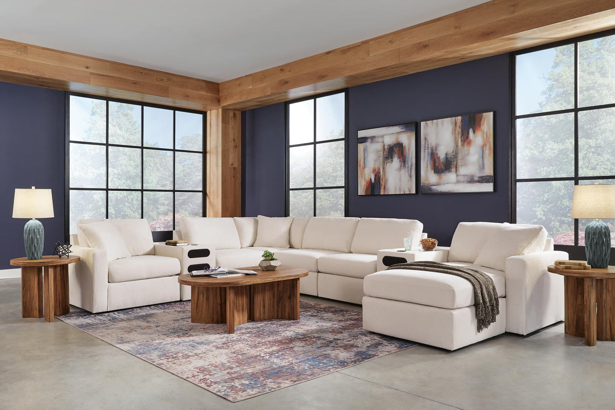 Modmax Oyster 6-Piece Sectional with Ottoman — product view