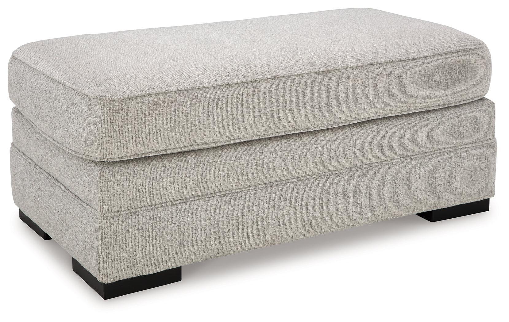 Eastonbridge Shadow Chair and Ottoman - Ella Furniture