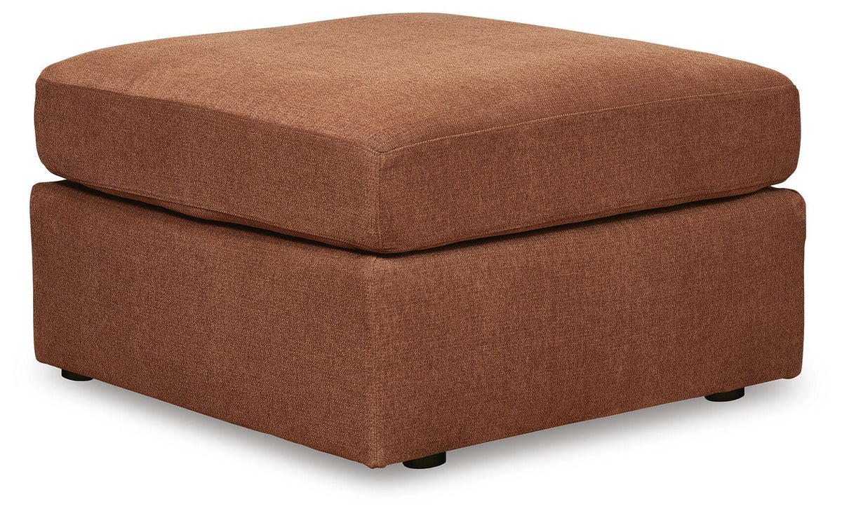 Modmax Spice 4-Piece Sectional with Ottoman — angled view