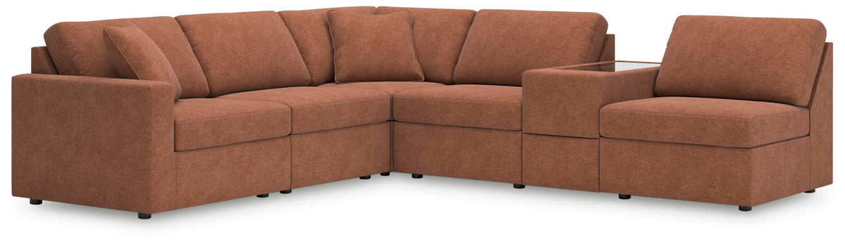 Modmax Spice 6-Piece Performance Fabric Sectional — product view