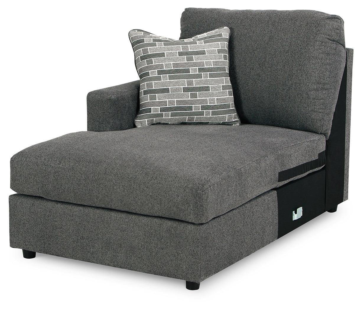 Edenfield Charcoal 3-Piece Sectional With Ottoman PKG014851 - 29003S1 | 2900308 - Ella Furniture