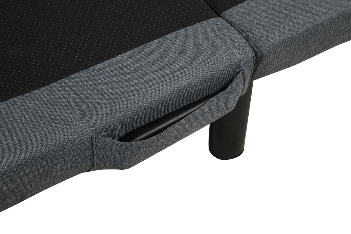 Weston Twin Dual-Motor Massage Adjustable Bed Base in Black and Grey — product image 14