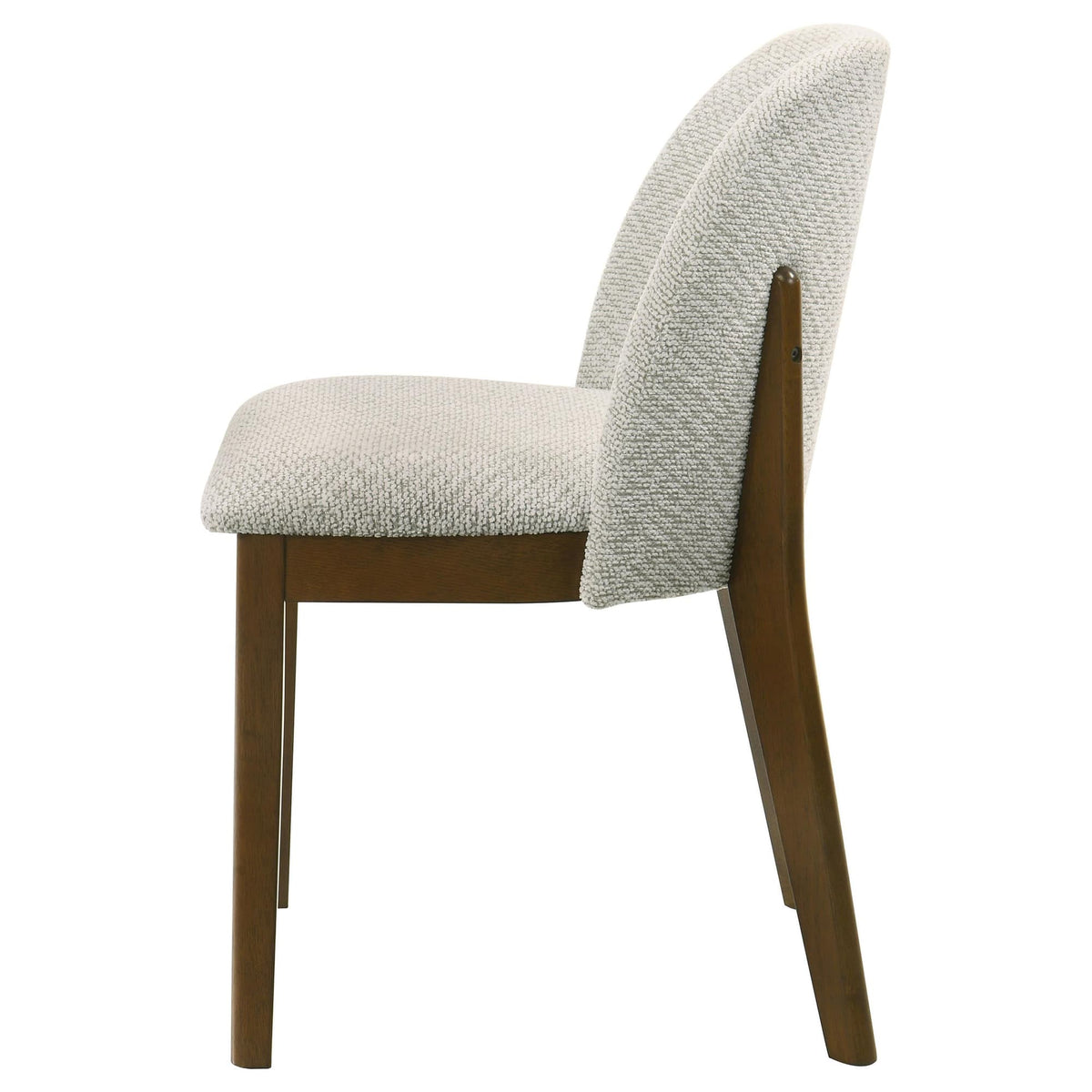 Mueller Upholstered Dining Side Chair Brown and Beige Set of 2 — product image 6