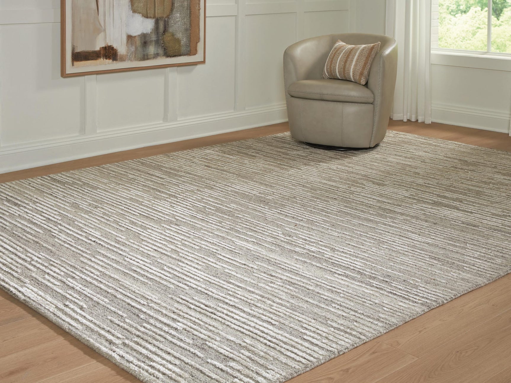 Eljory Gray Extra Large Rug from Ella Furniture