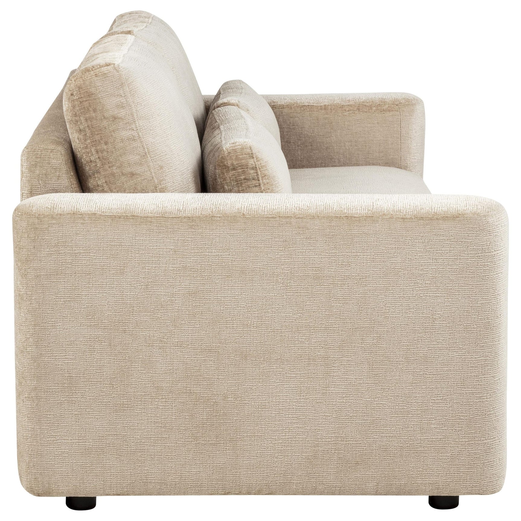 Amador Chenille Upholstered Track Arm Sofa Camel view 8