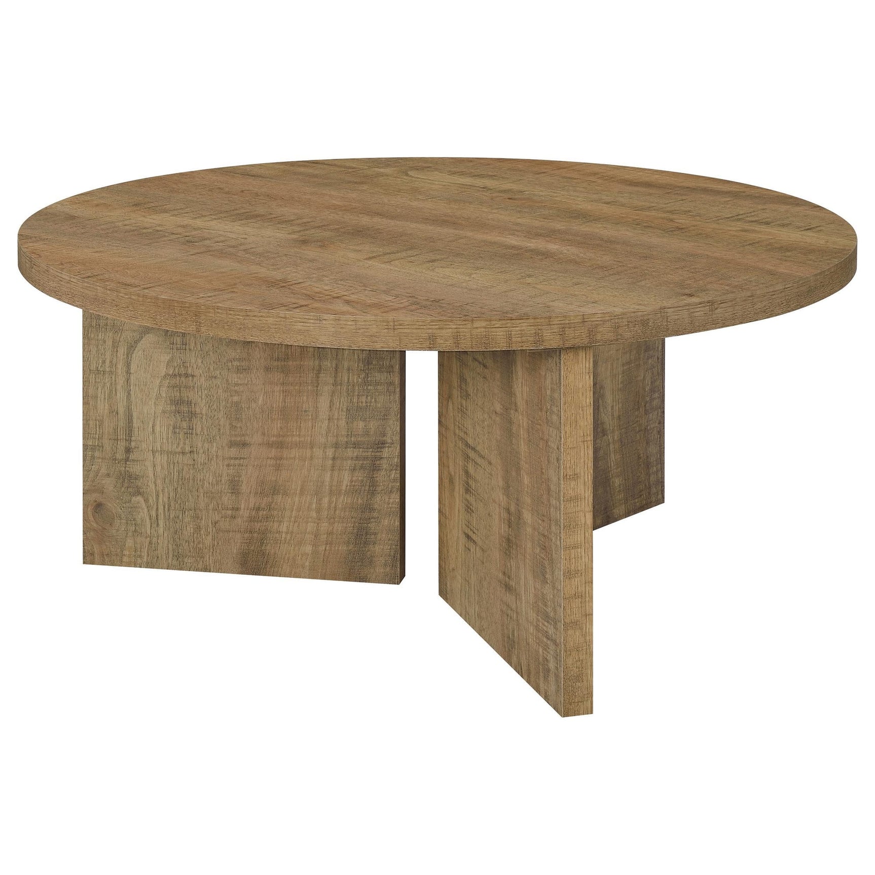 Aragon 3-Piece Round Coffee and End Table Set Mango view 10