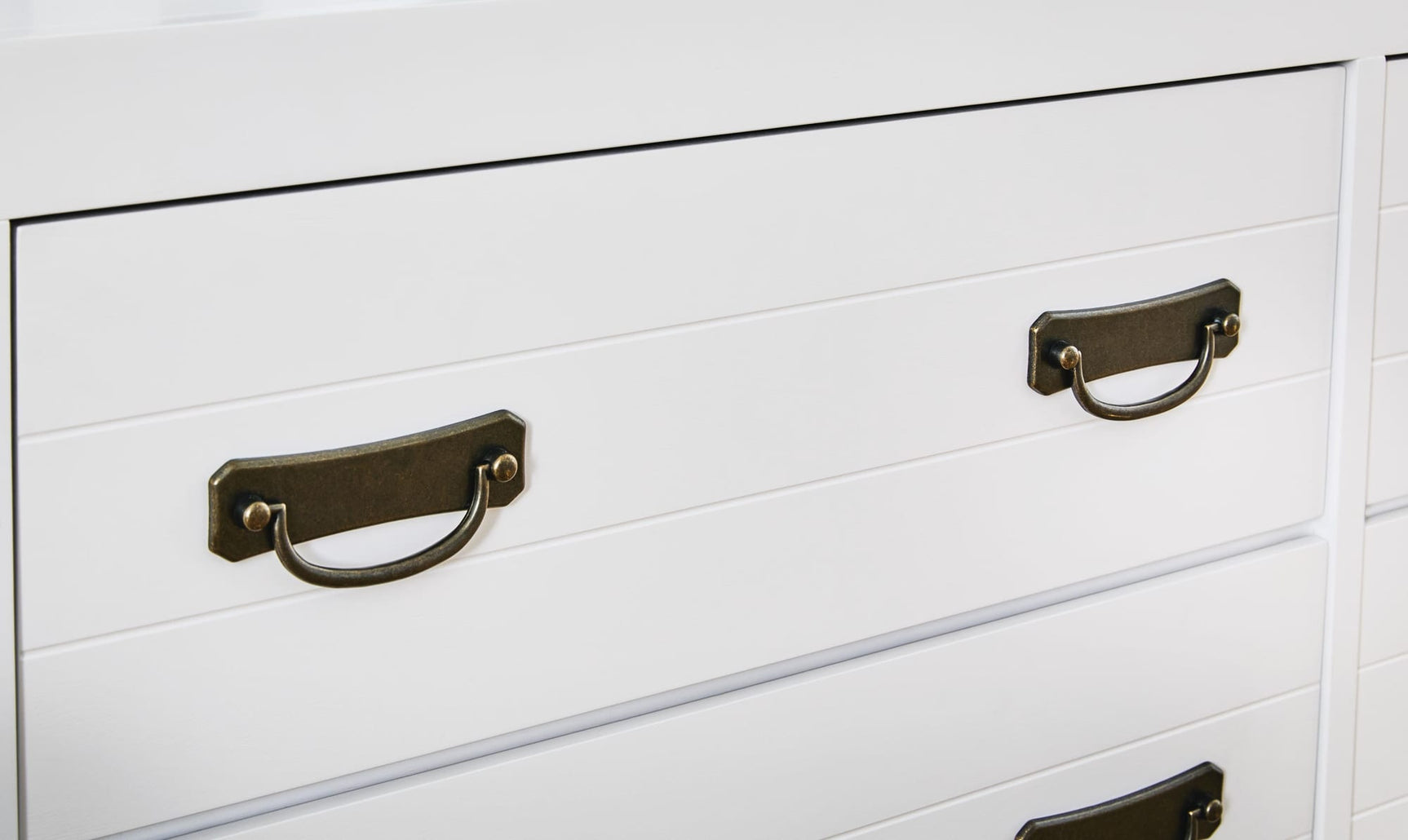 Binterglen White Panel Bedroom Set Queen 5: Bed, Dresser, Mirror, Chest, NightStand from Ella Furniture