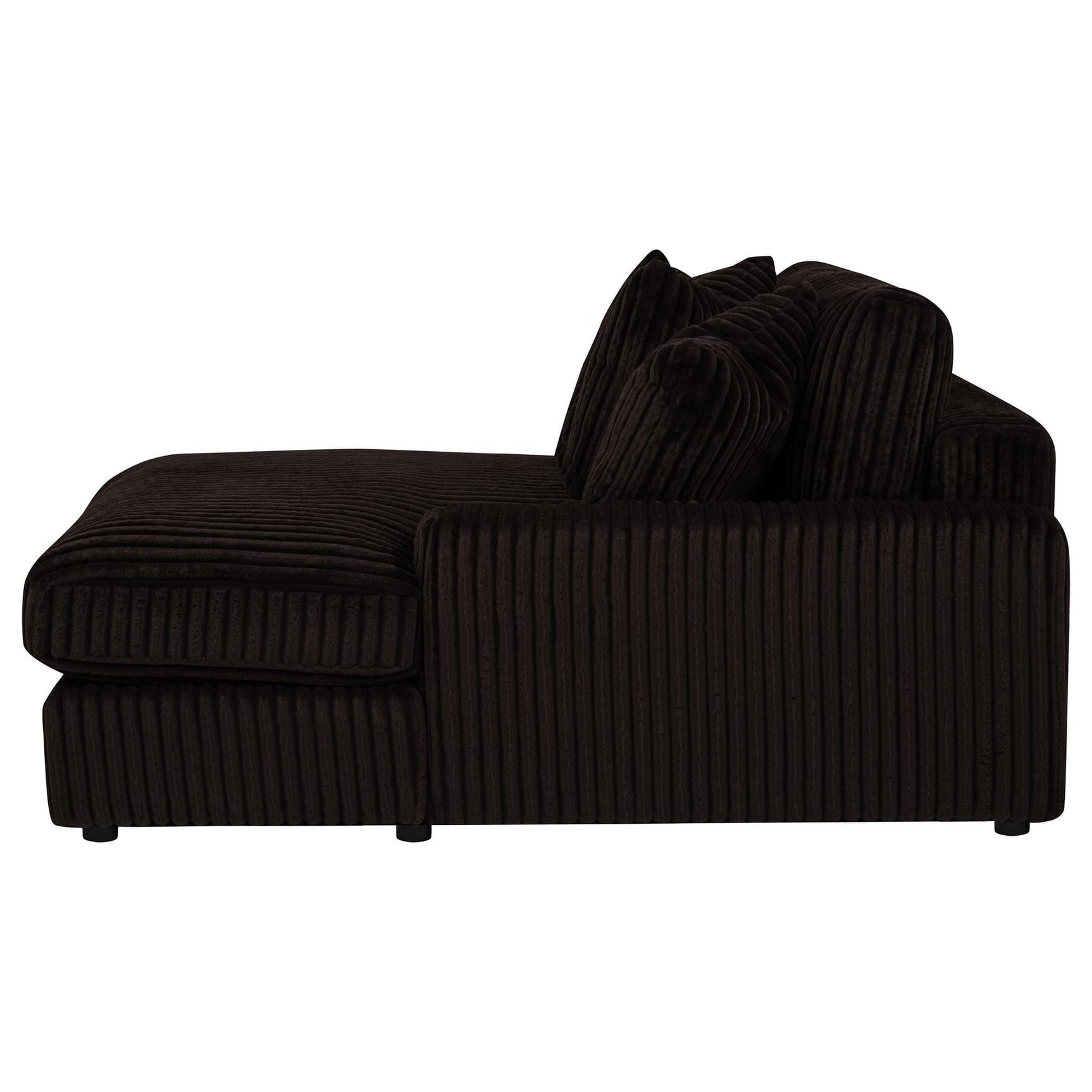 Blaine Upholstered Reversible Chaise Sectional Sofa Chocolate view 13
