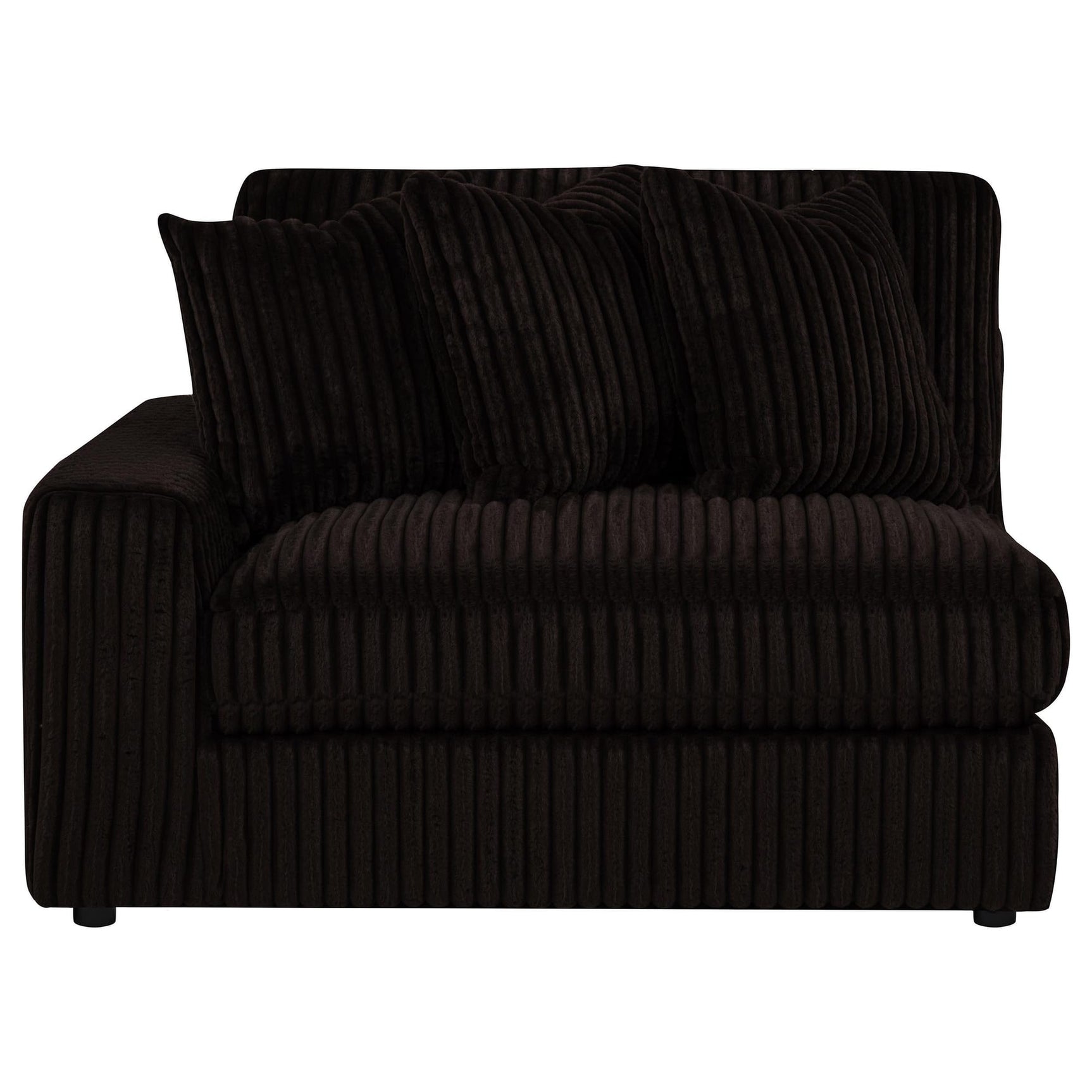 Blaine Upholstered Reversible Chaise Sectional Sofa Chocolate view 16