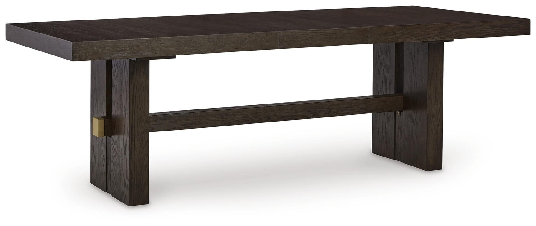 Burkhaus Dark Brown Dining Set angled view