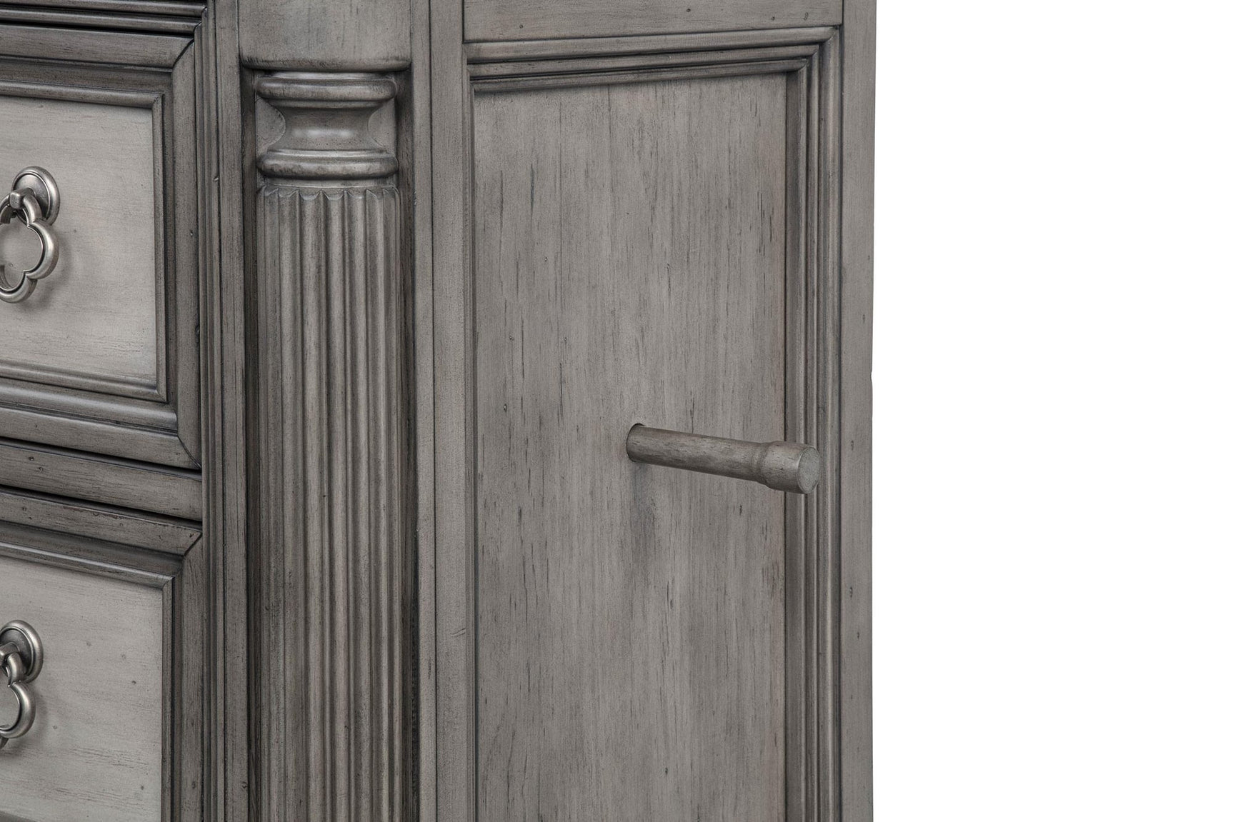 Cresswell 5-drawer Chest of Drawers Weathered Taupe view 9