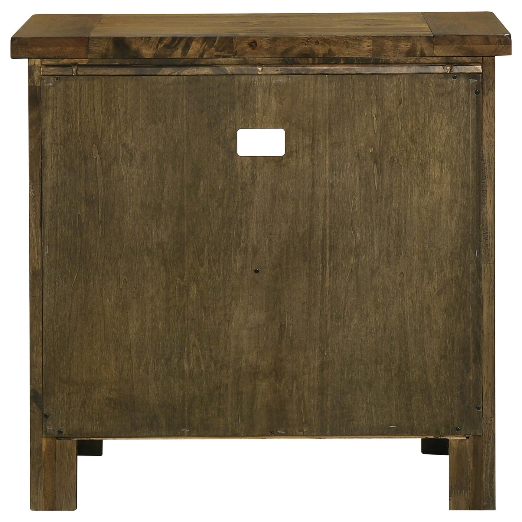 Doherty 1-drawer Nightstand Bedside Table Rustic Brown view 6