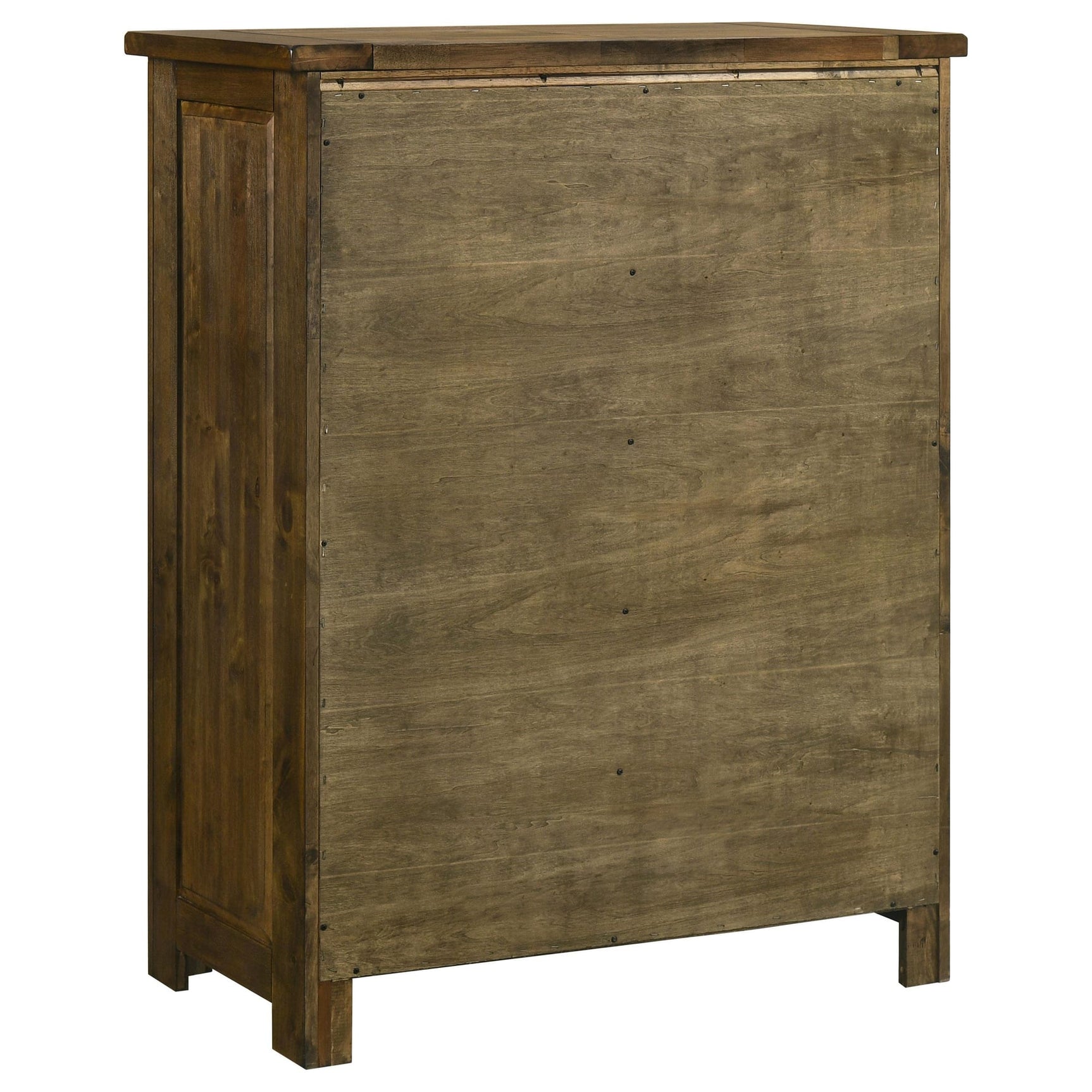 Doherty 5-drawer Chest of Drawers Rustic Brown view 5