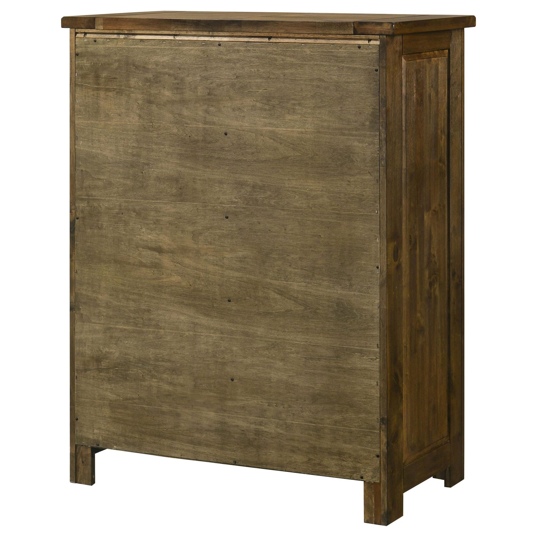 Doherty 5-drawer Chest of Drawers Rustic Brown view 7