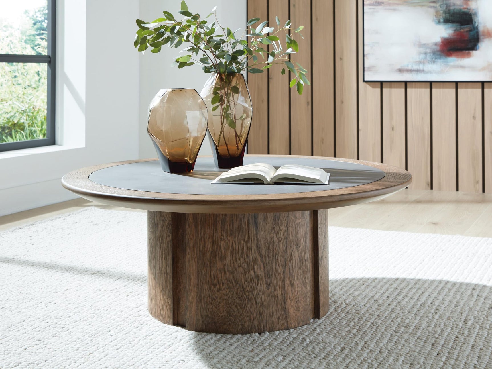 Dontayne Warm Brown Coffee Table from Ella Furniture