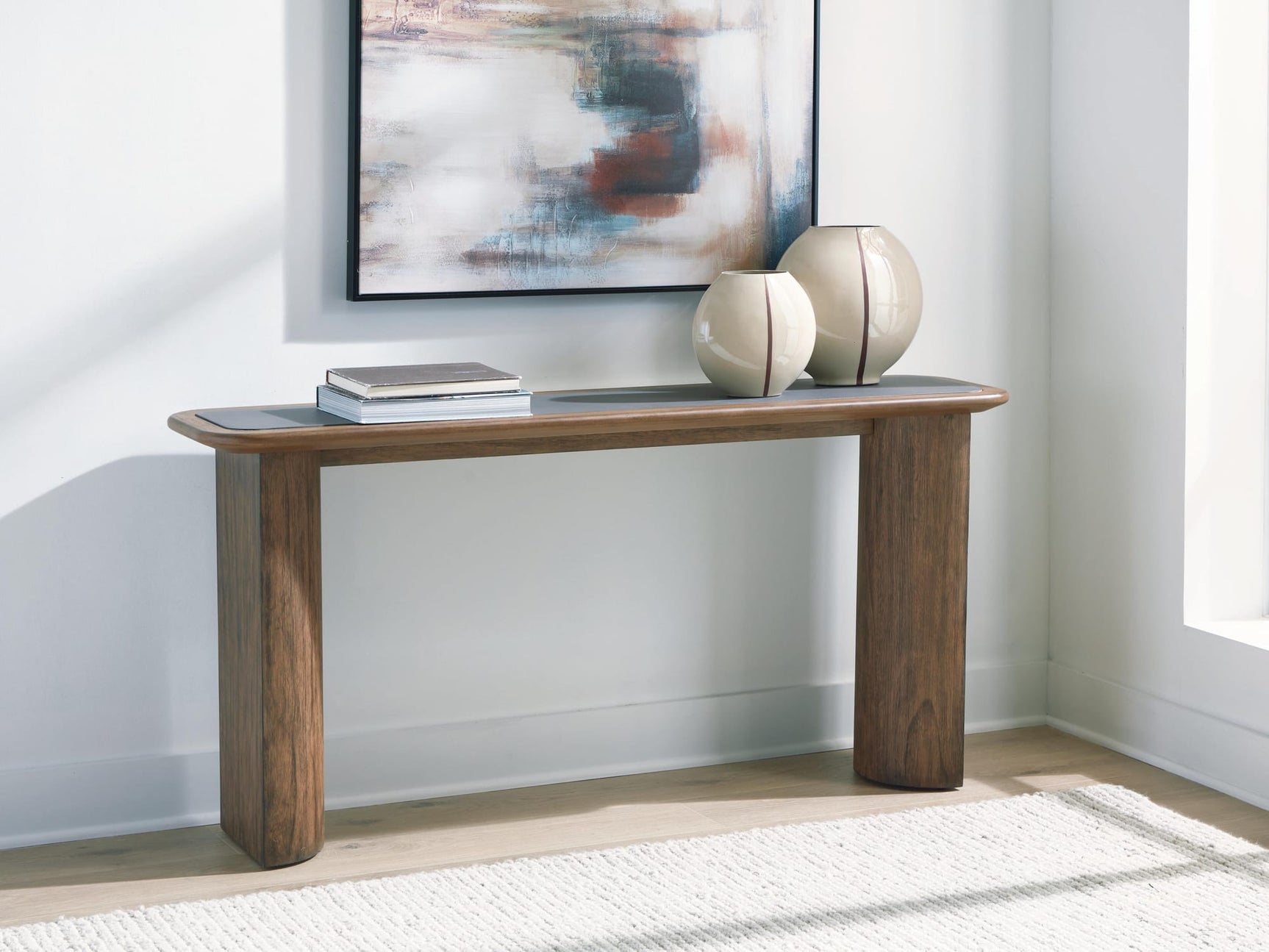 Dontayne Warm Brown Sofa Table from Ella Furniture