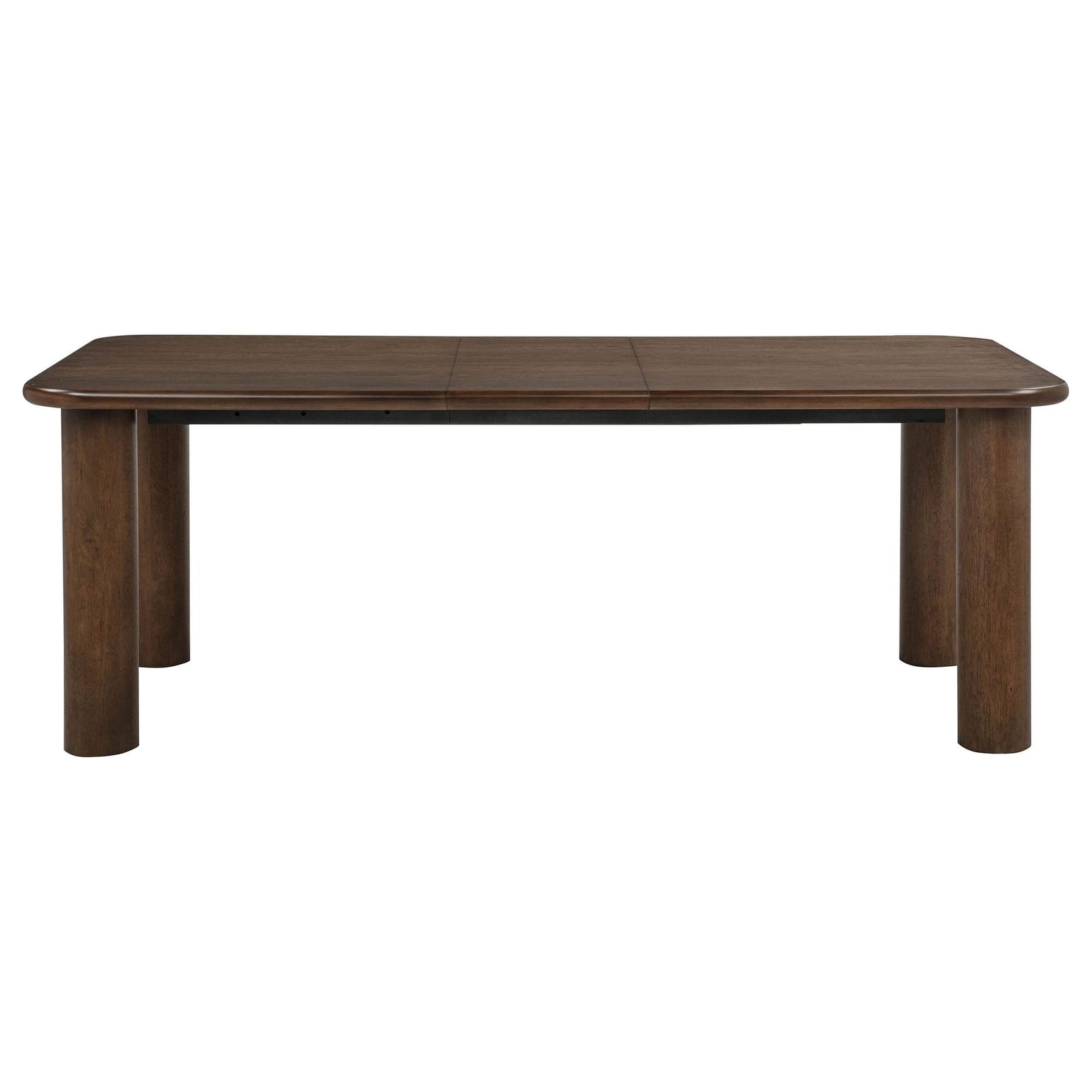 Faulkner 84-inch Extension Wood Dining Table Brown Oak view 3