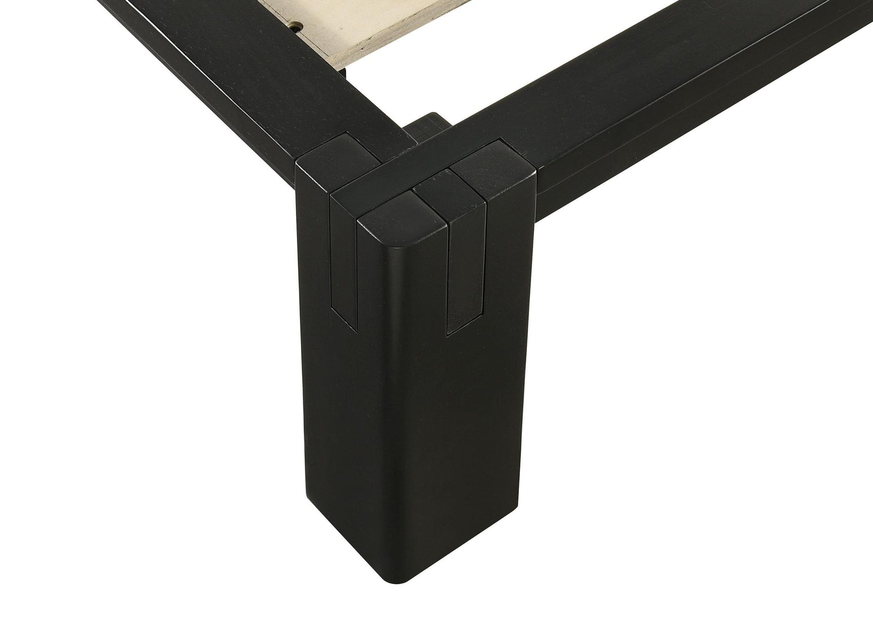 Gislen Twin Easy Assembly Wood Platform Bed Black view 2