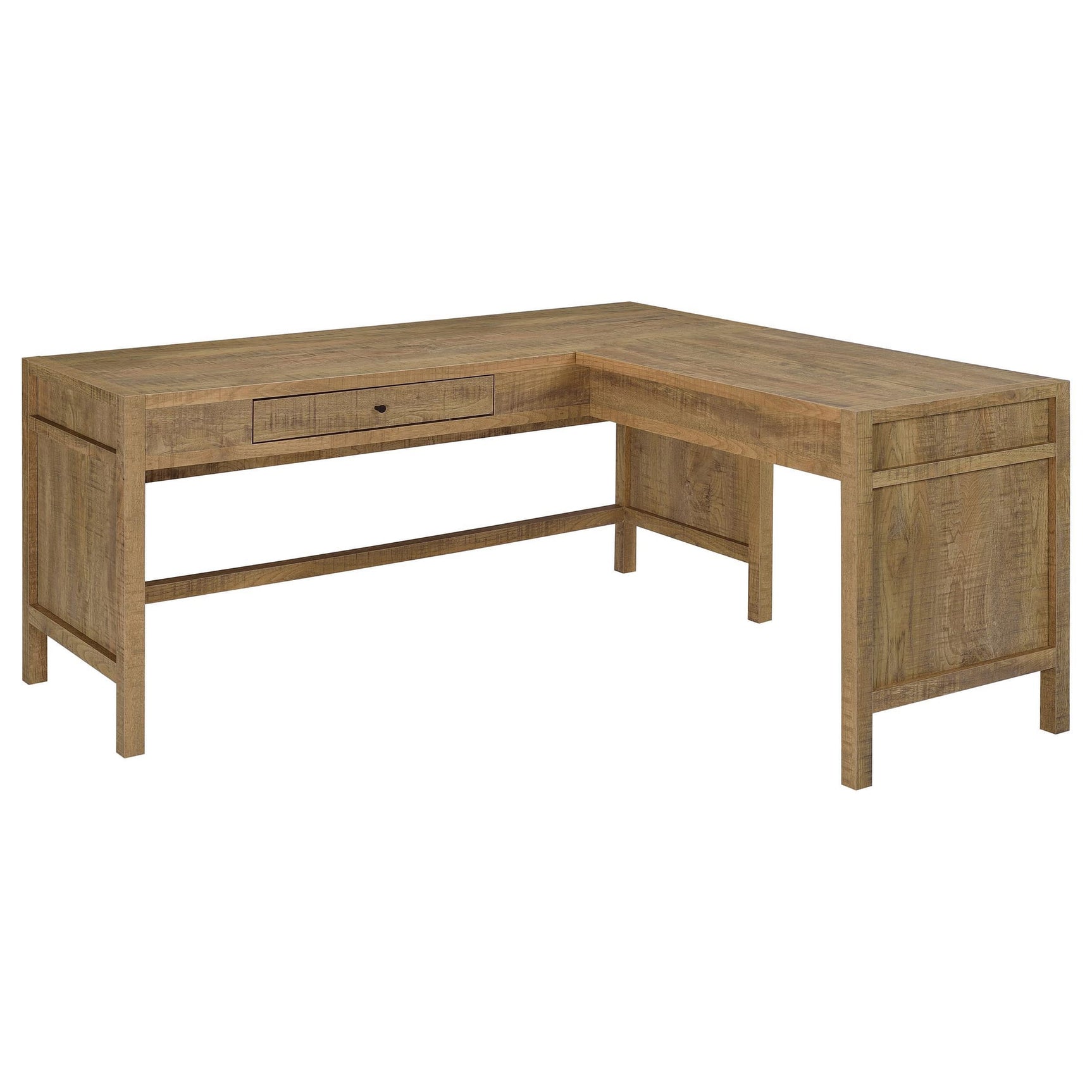 Hogan 1-drawer Lift Top L-shape Computer Writing Desk Mango from Ella Furniture