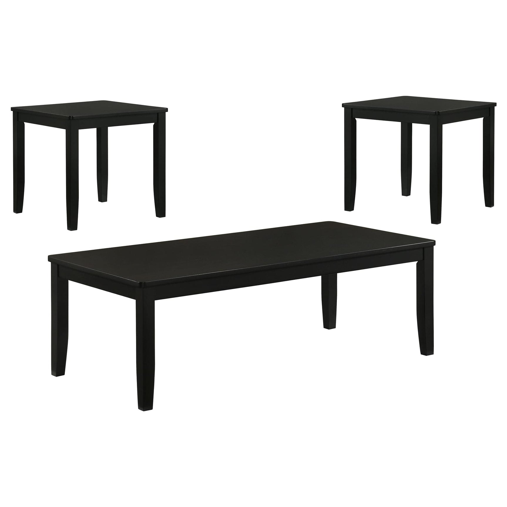 HP0426 Coffee Table 3 Pc Set Black from Ella Furniture