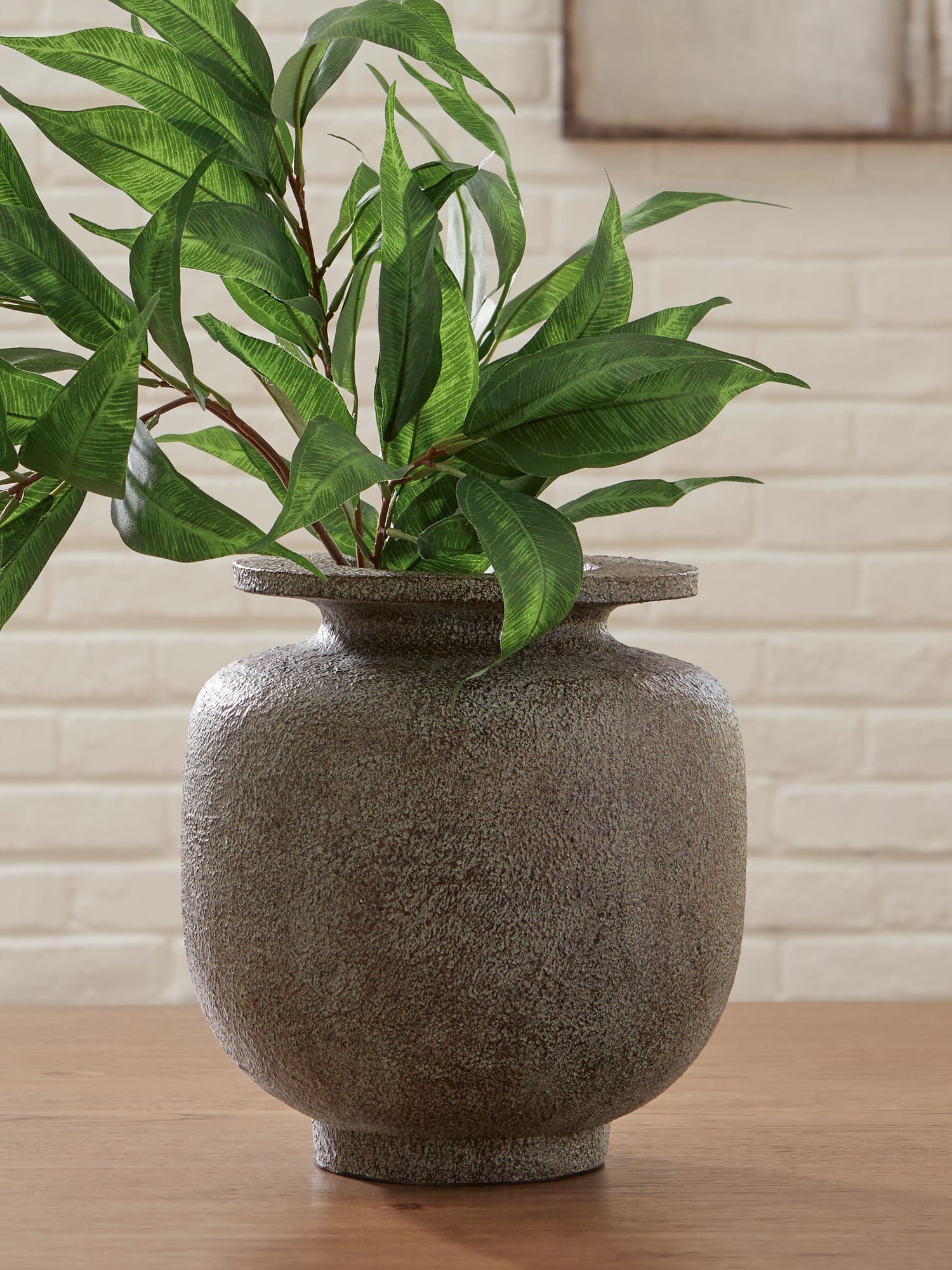 Jedwick Gray/Brown Vase from Ella Furniture