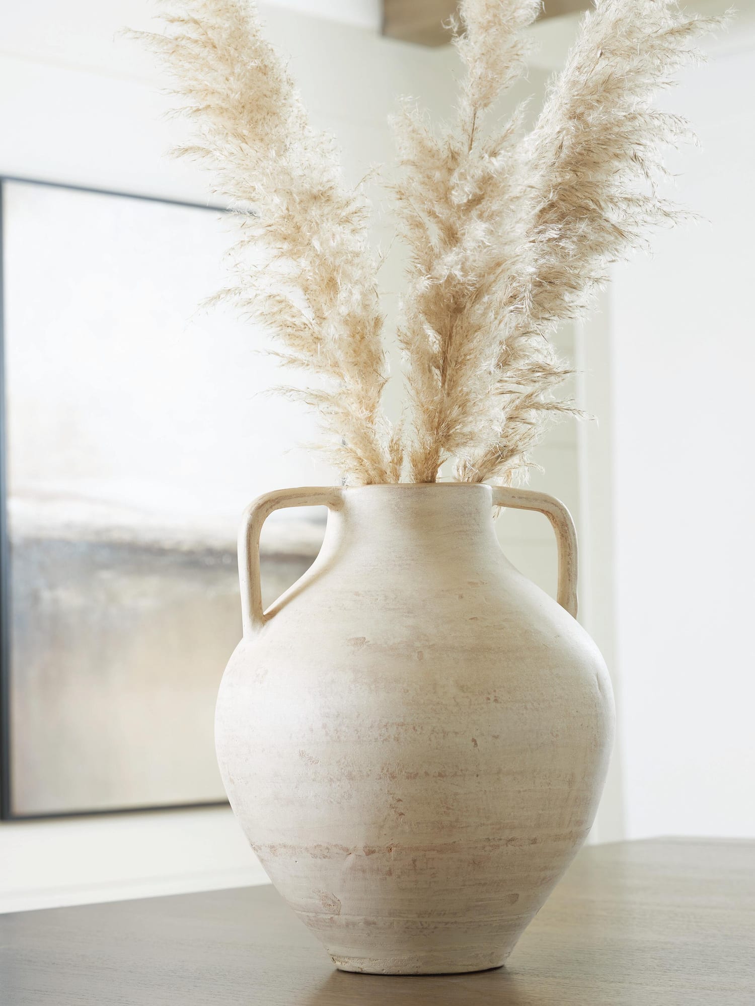 Justy Antique Beige Vase from Ella Furniture