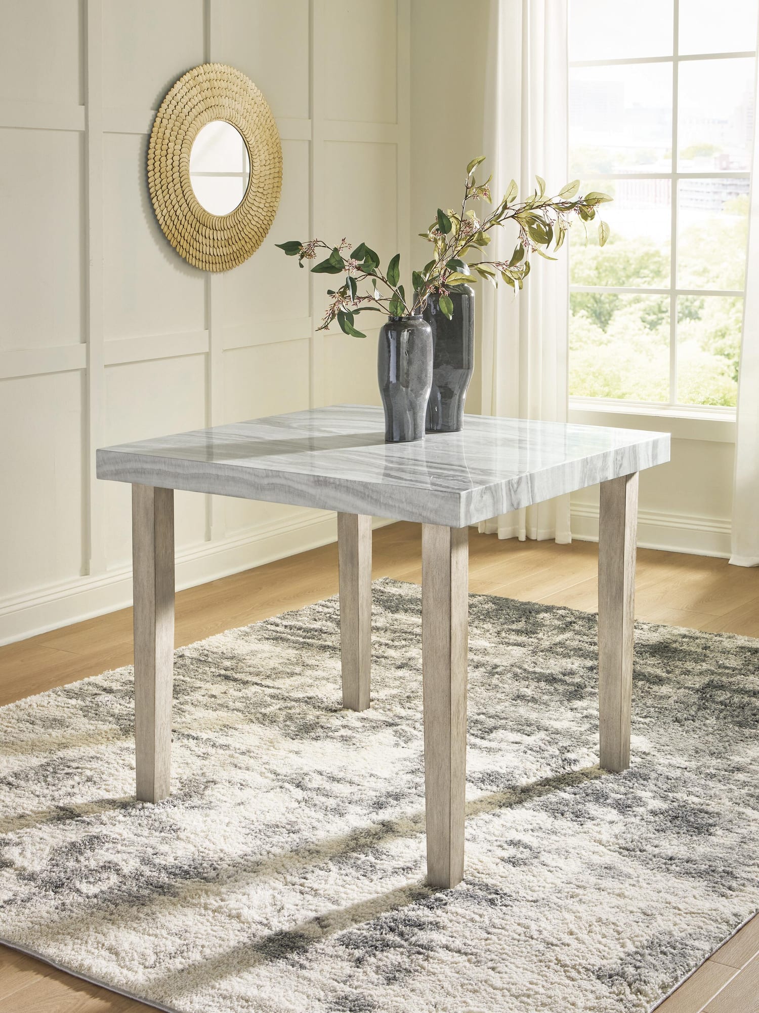 Larawyn Bisque Counter Height Dining Table from Ella Furniture