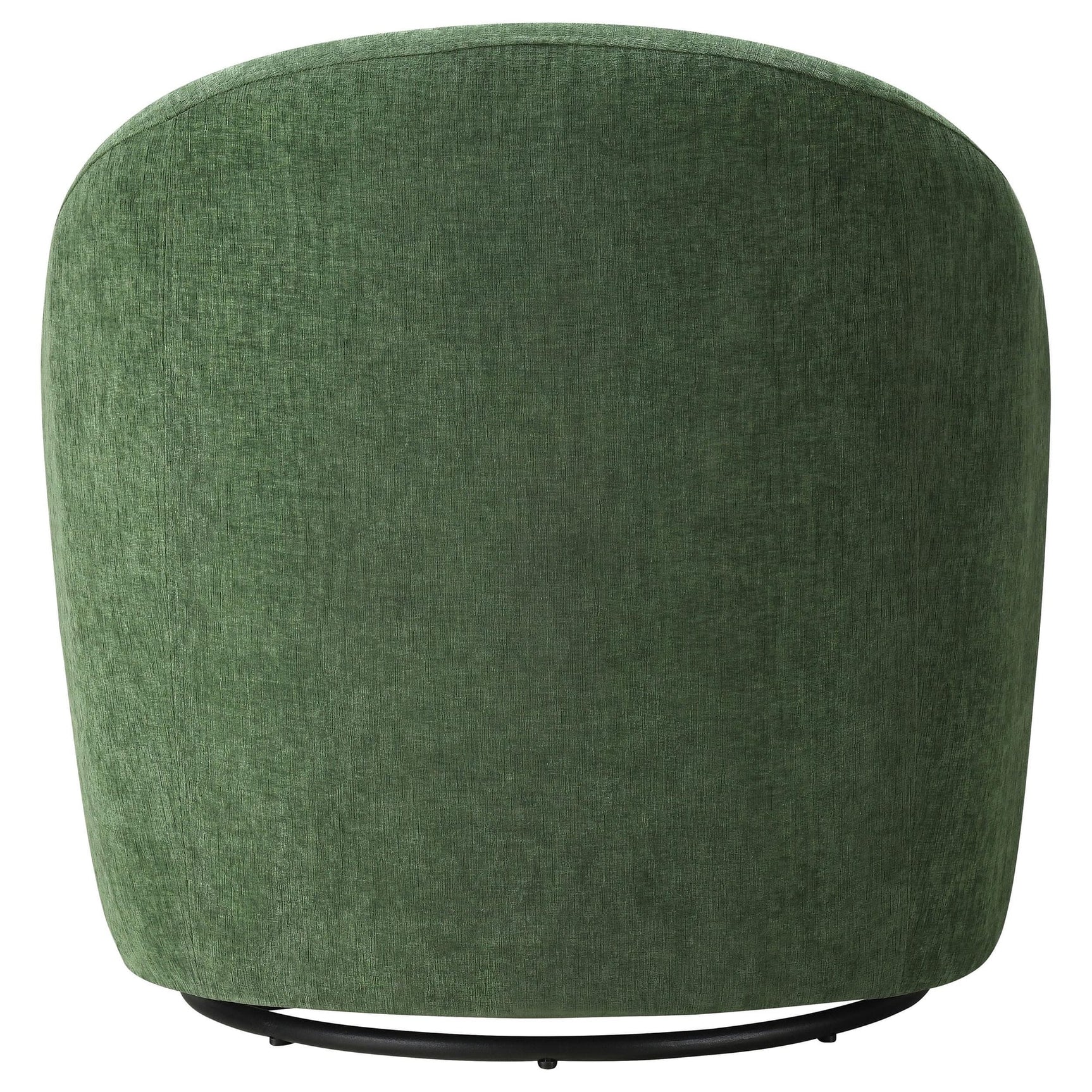 Leon Chenille Upholstered Swivel Accent Chair Green view 7