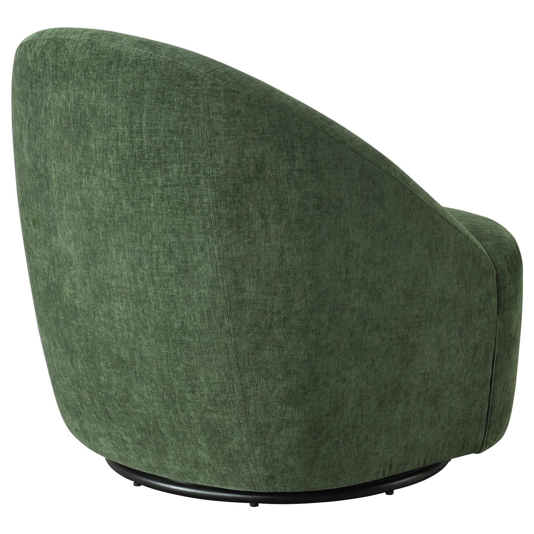 Leon Chenille Upholstered Swivel Accent Chair Green view 8