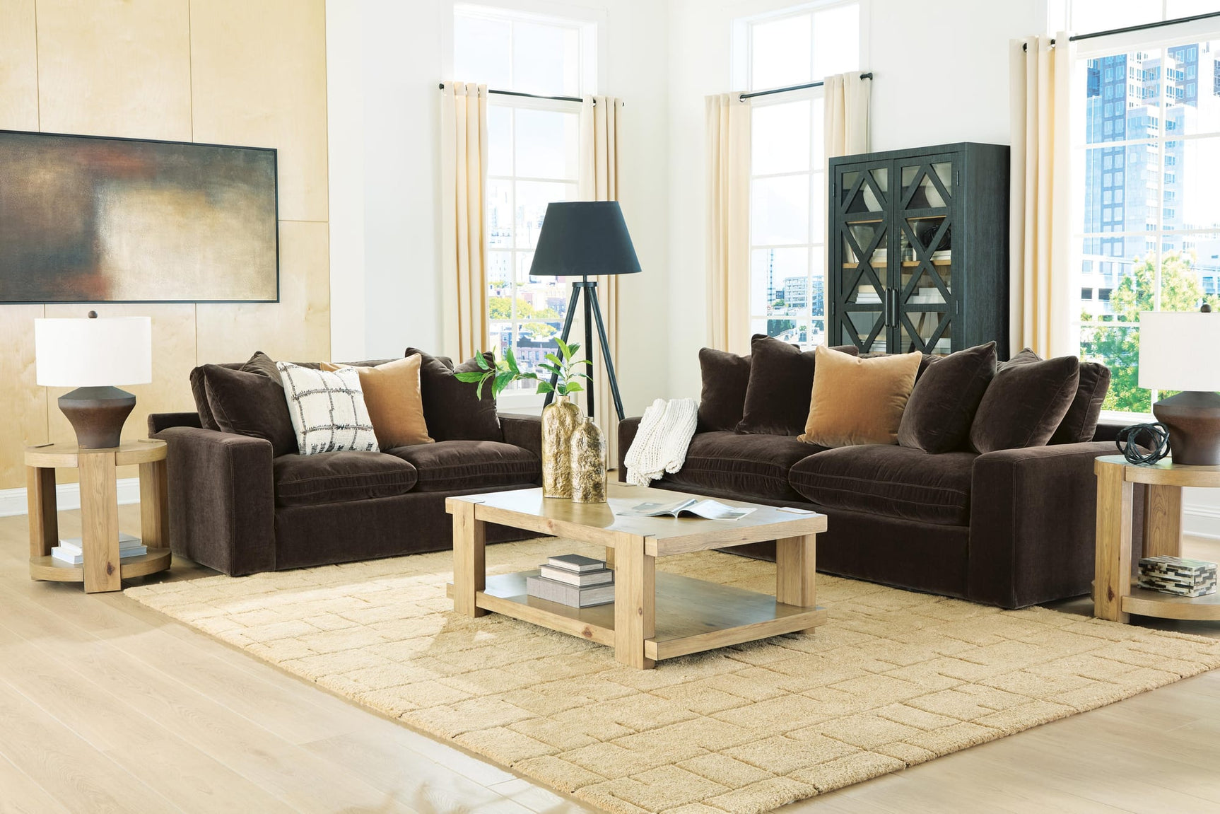 Maxton Bittersweet Heights Sofa and Loveseat from Ella Furniture