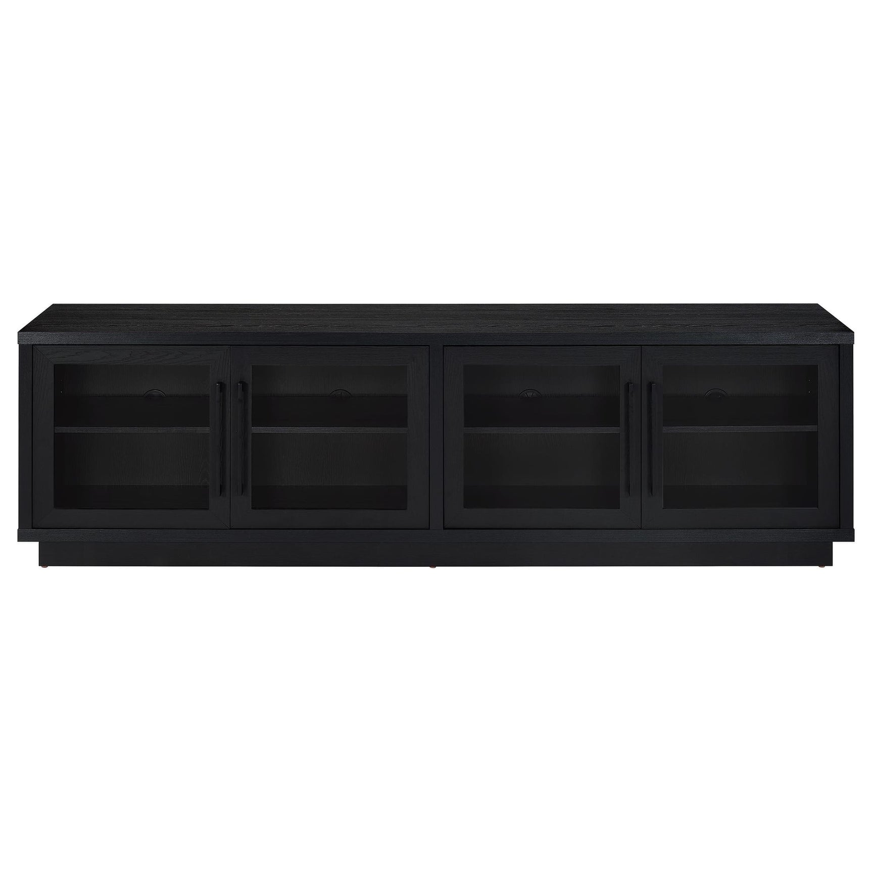 Medina 4-Door TV Stand for TVs up to 85 Inches Black view 4