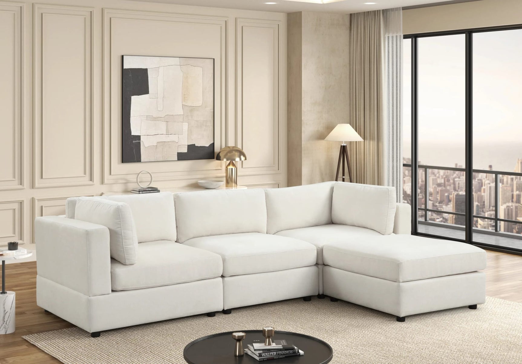 Milan Beige Modular Sectional from Ella Furniture