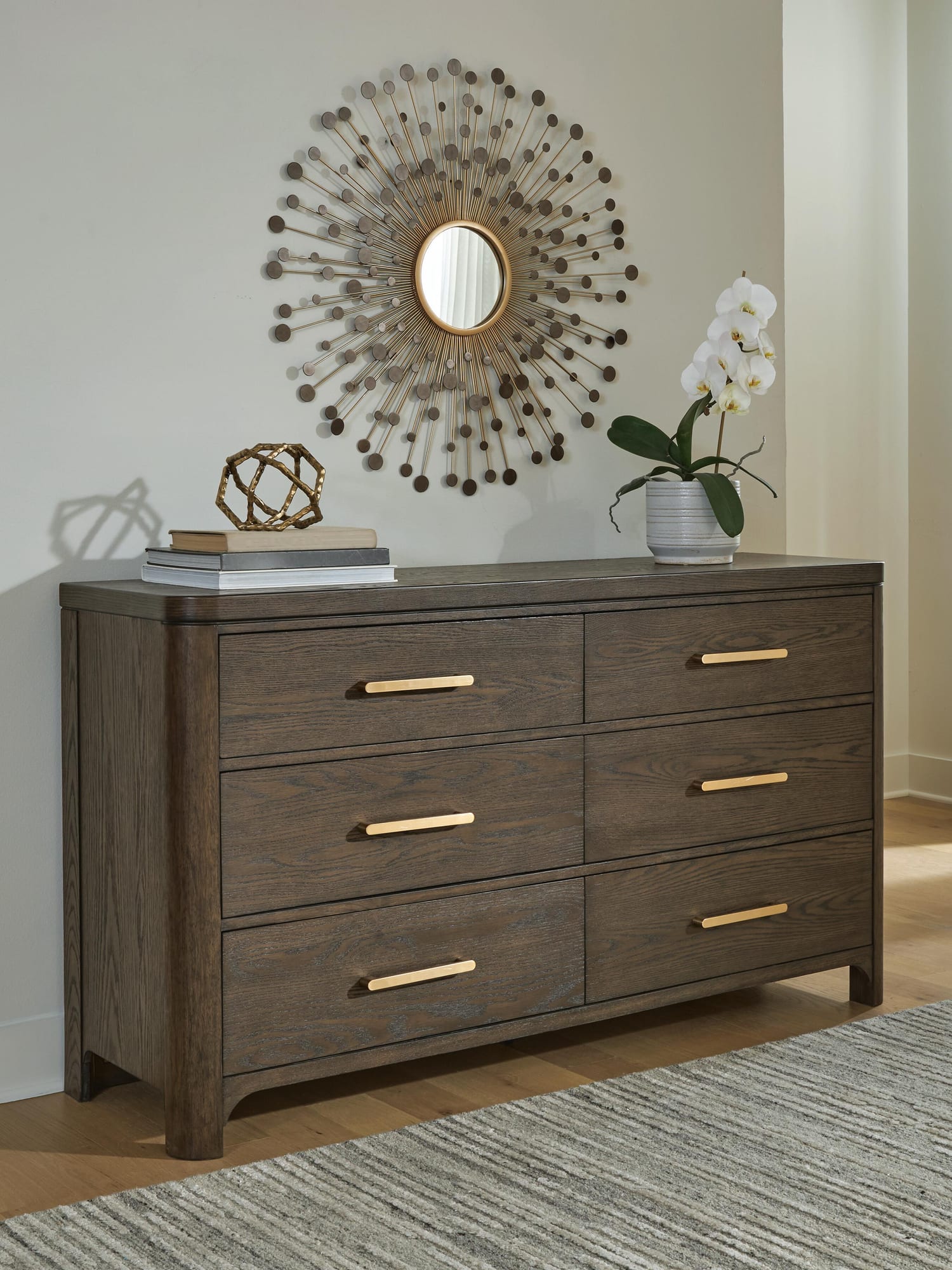 Radkin Burnished Brown Dresser from Ella Furniture
