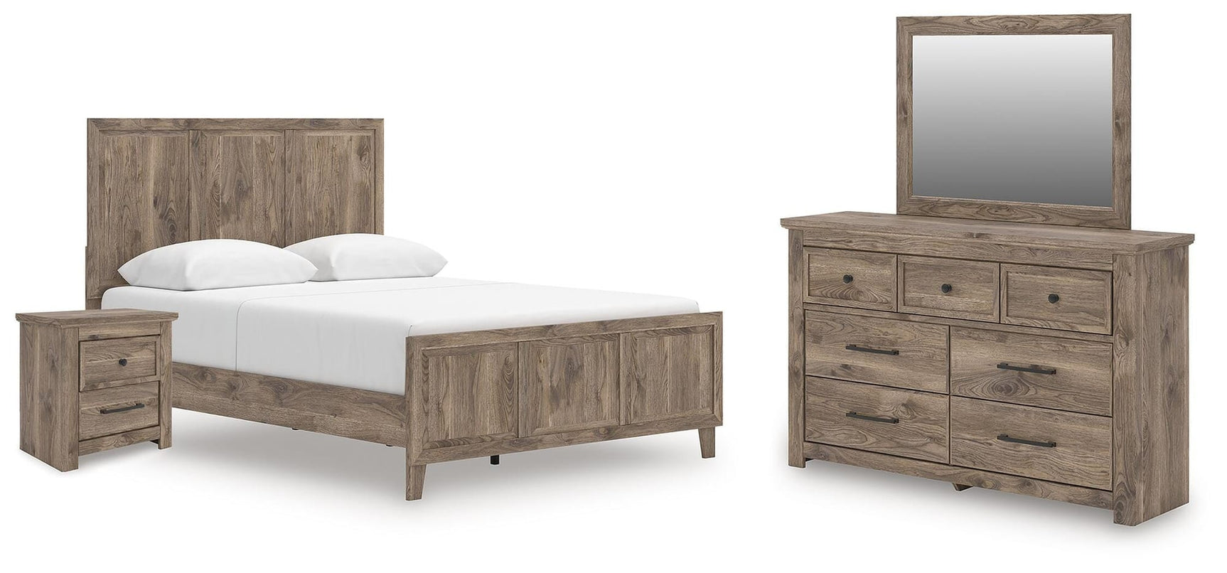 Rusticott Brown Panel Bedroom Set from Ella Furniture