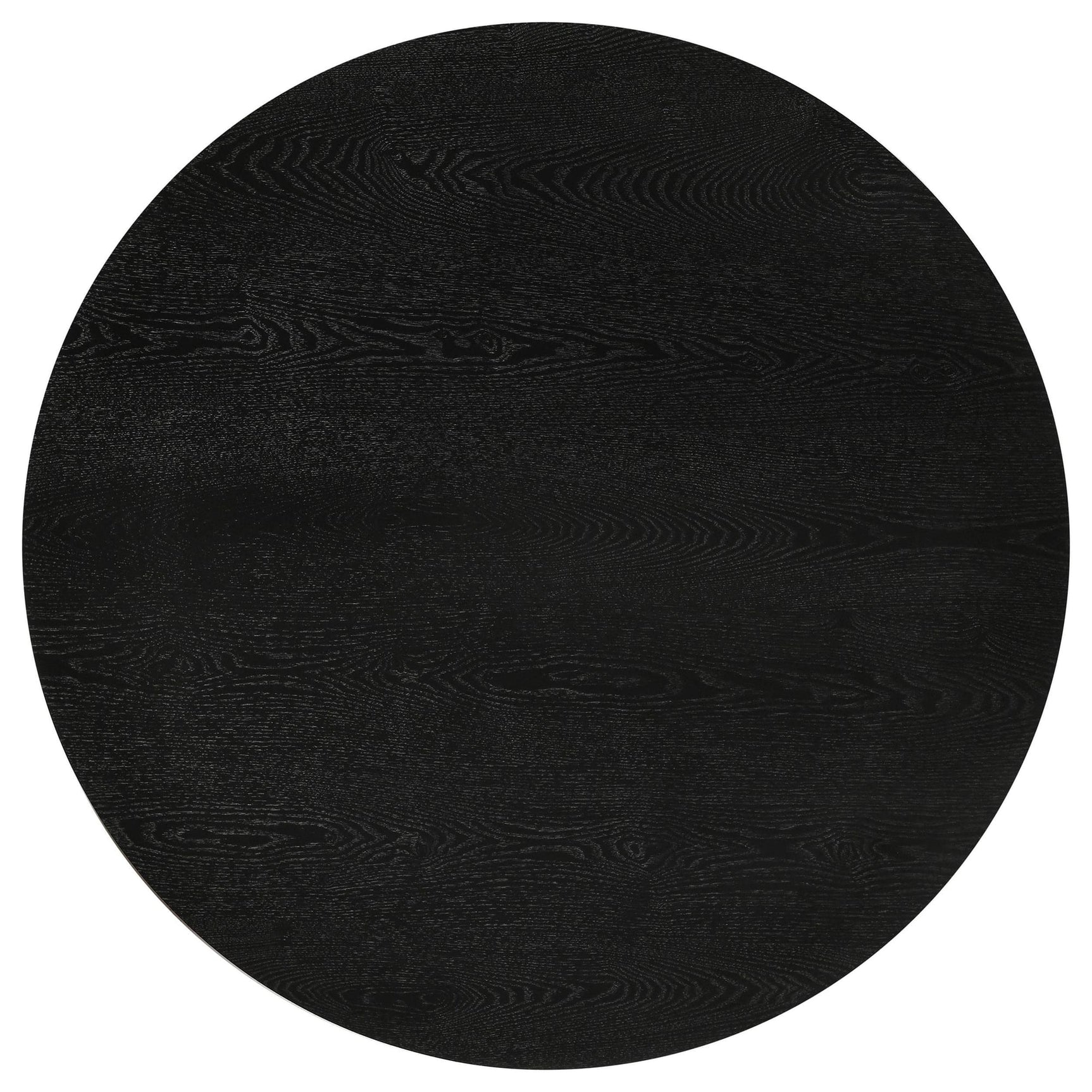 Strouse Contemporary Round Coffee Table in Black view 4