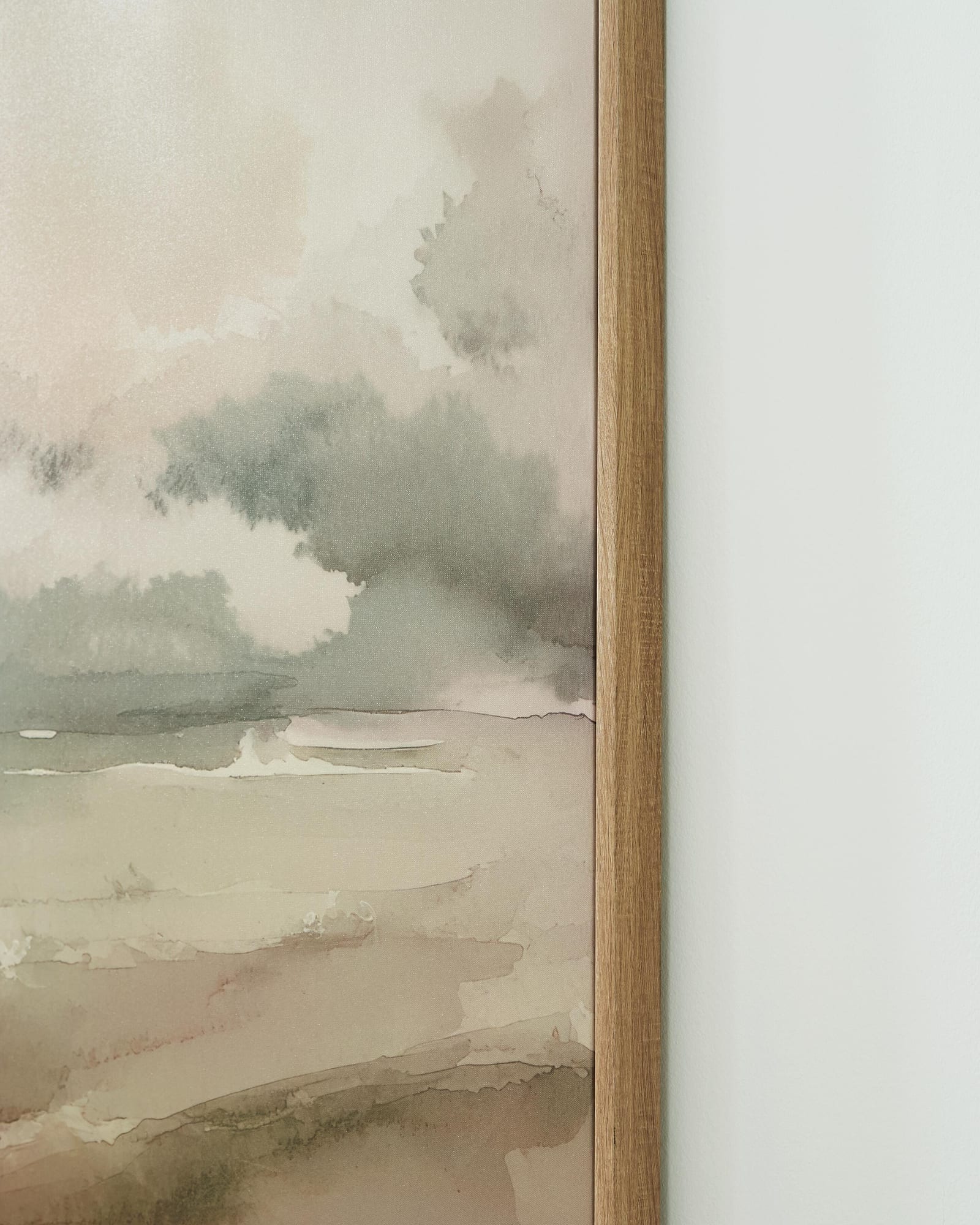 Vallus Blush/Green/Gray Wall Art detail view