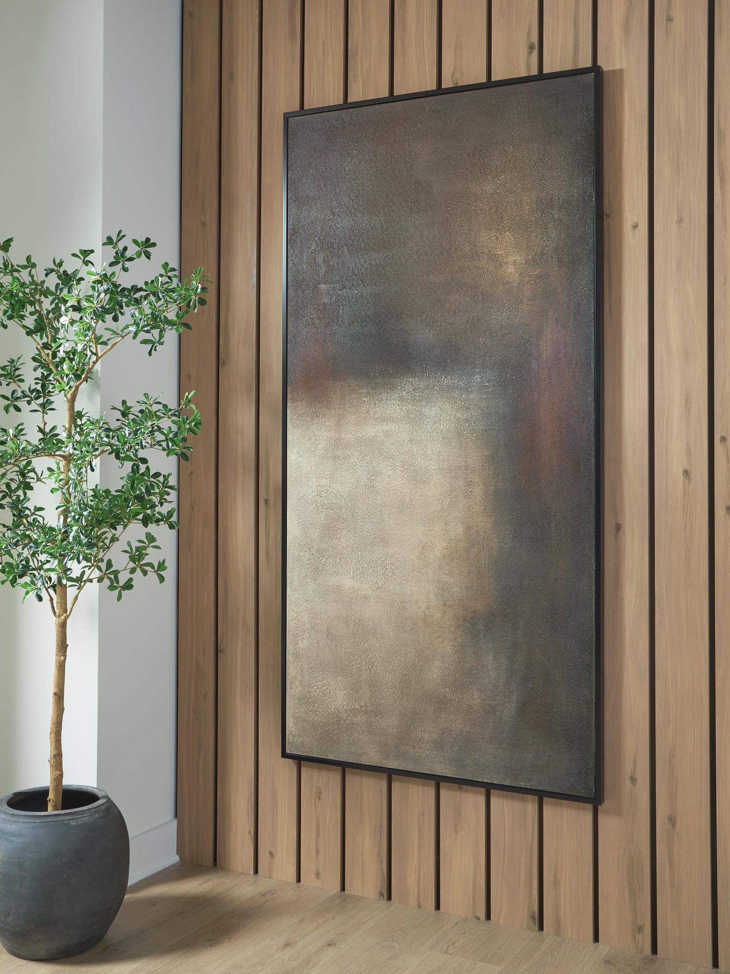 Wernmen Brown/Rust/Cream Wall Art from Ella Furniture