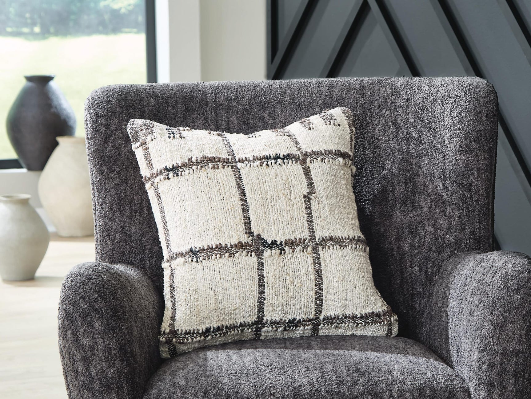Wimings Brown/Black/Cream Pillow (Set of 4) from Ella Furniture