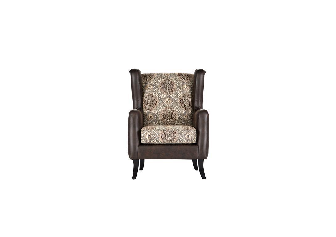 Elmbrook Upholstered Wingback Accent Club Chair Brown 903080 - Ella Furniture