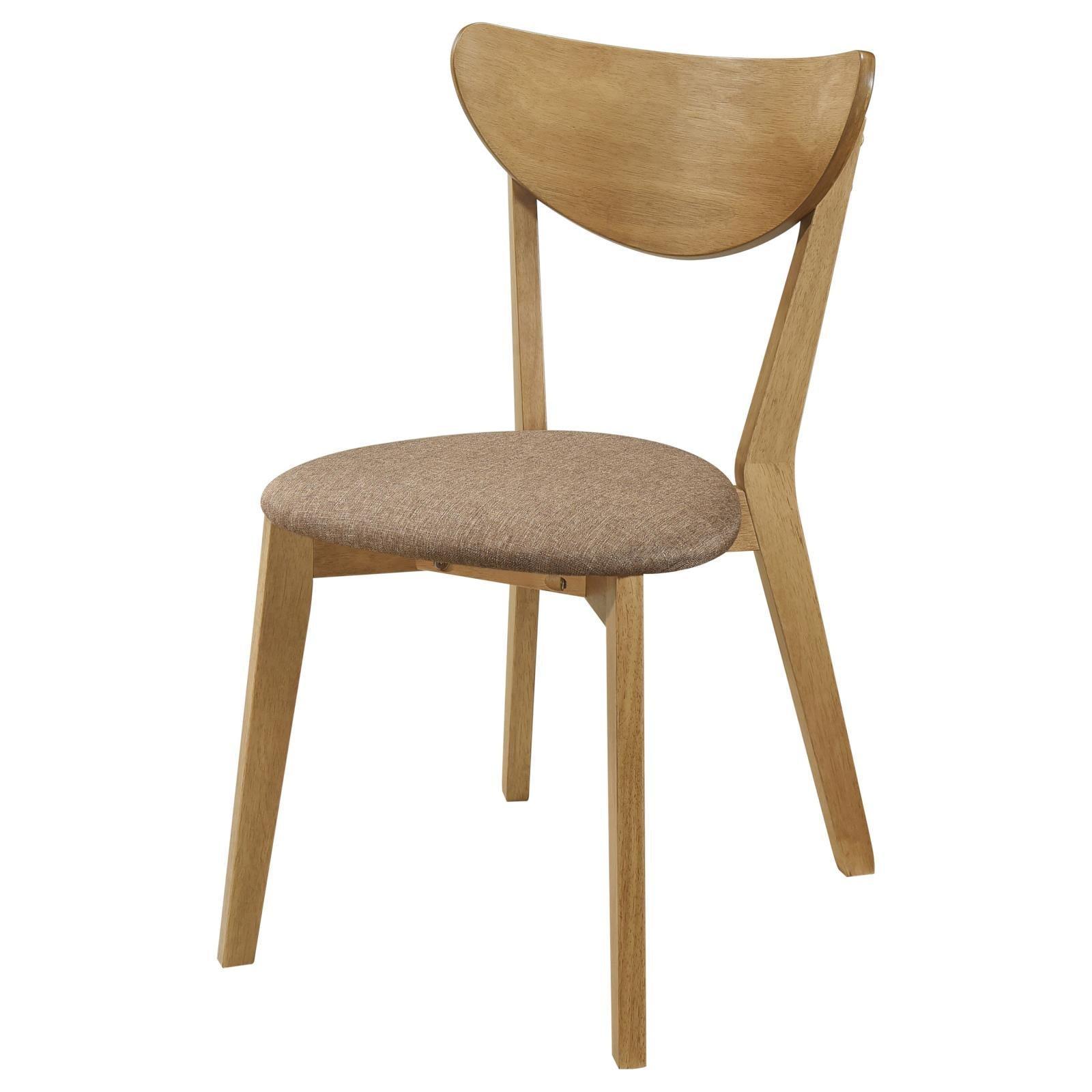 Elowen Dining Side Chair Light Walnut And Brown (Set Of 2) 108442 - Ella Furniture