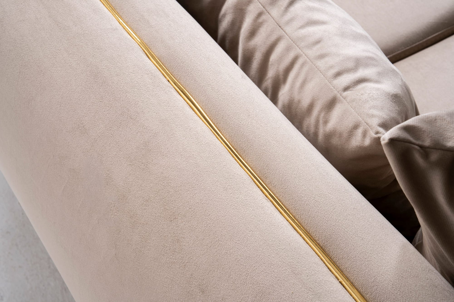Elysium Sofa, Loveseat, and Chair Set with Sculptural Curved Silhouettes view 18