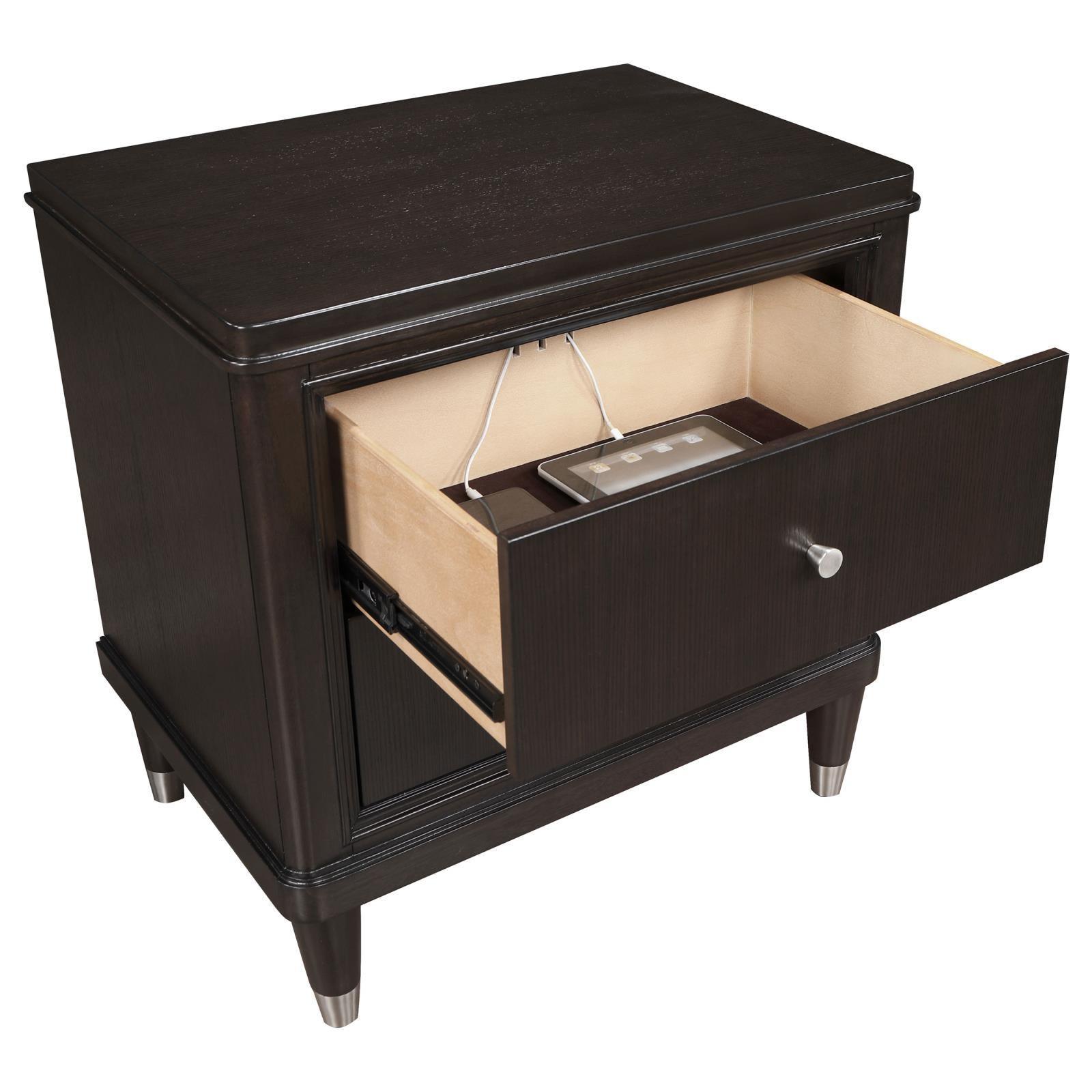 Emberlyn 2-Drawer Nightstand Bedside Table Brown 223062 - Ella Furniture