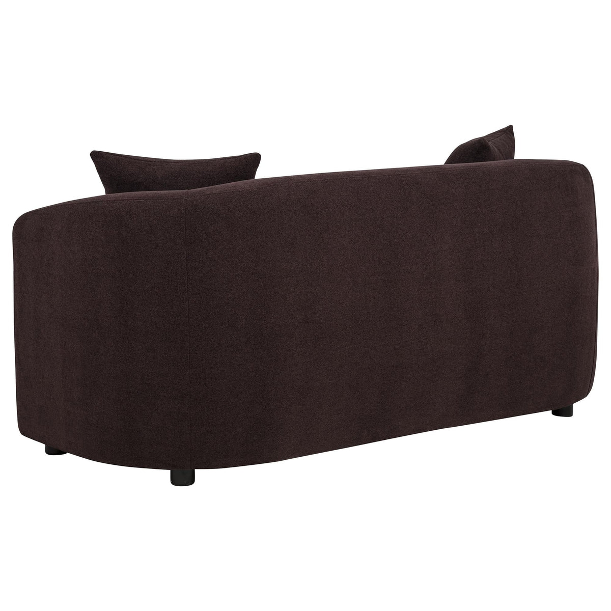 Delroy 2-Piece Stationary Sofa Set in Aubergine Polyester — product image 5