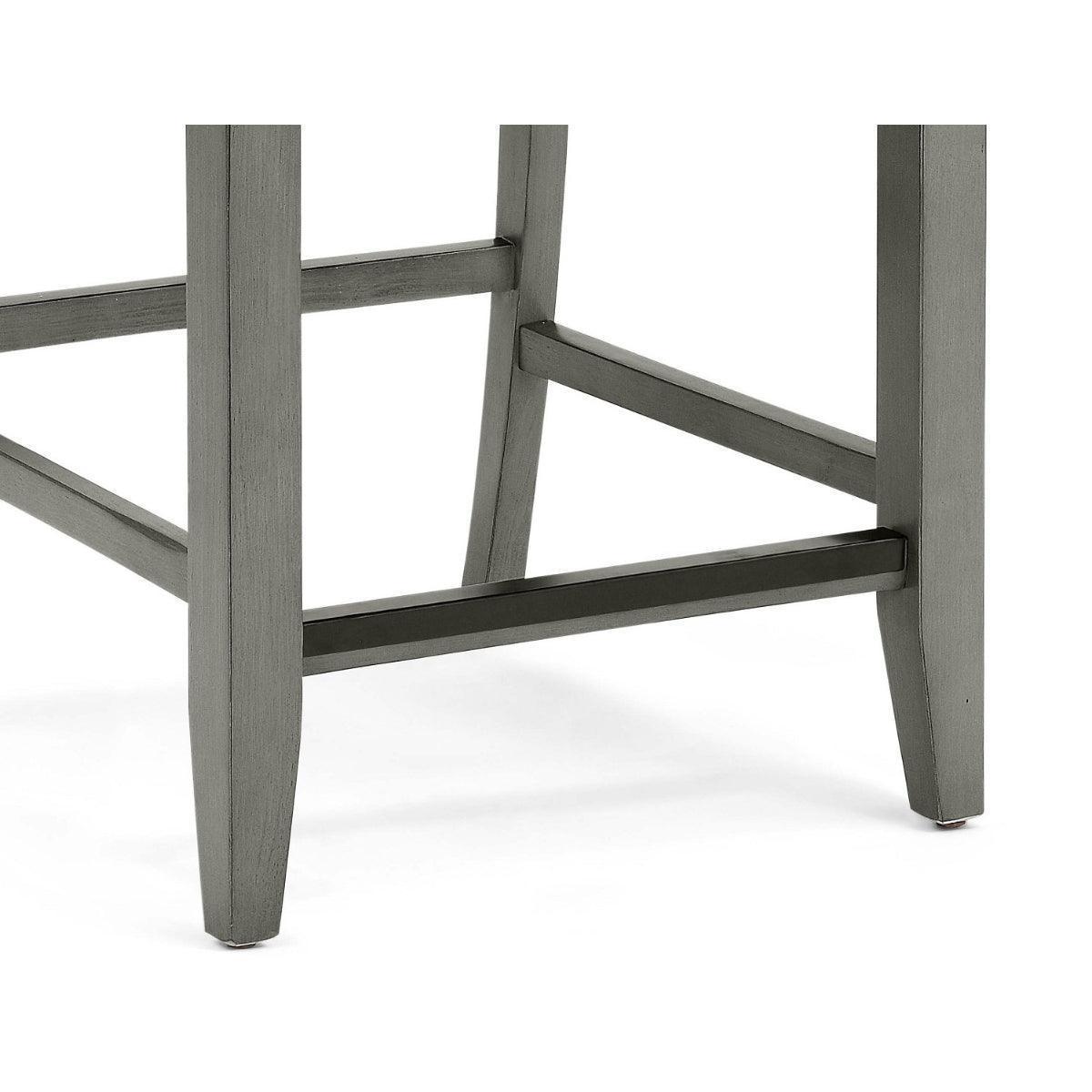 Bellatrix Gray Round Counter Height Chair