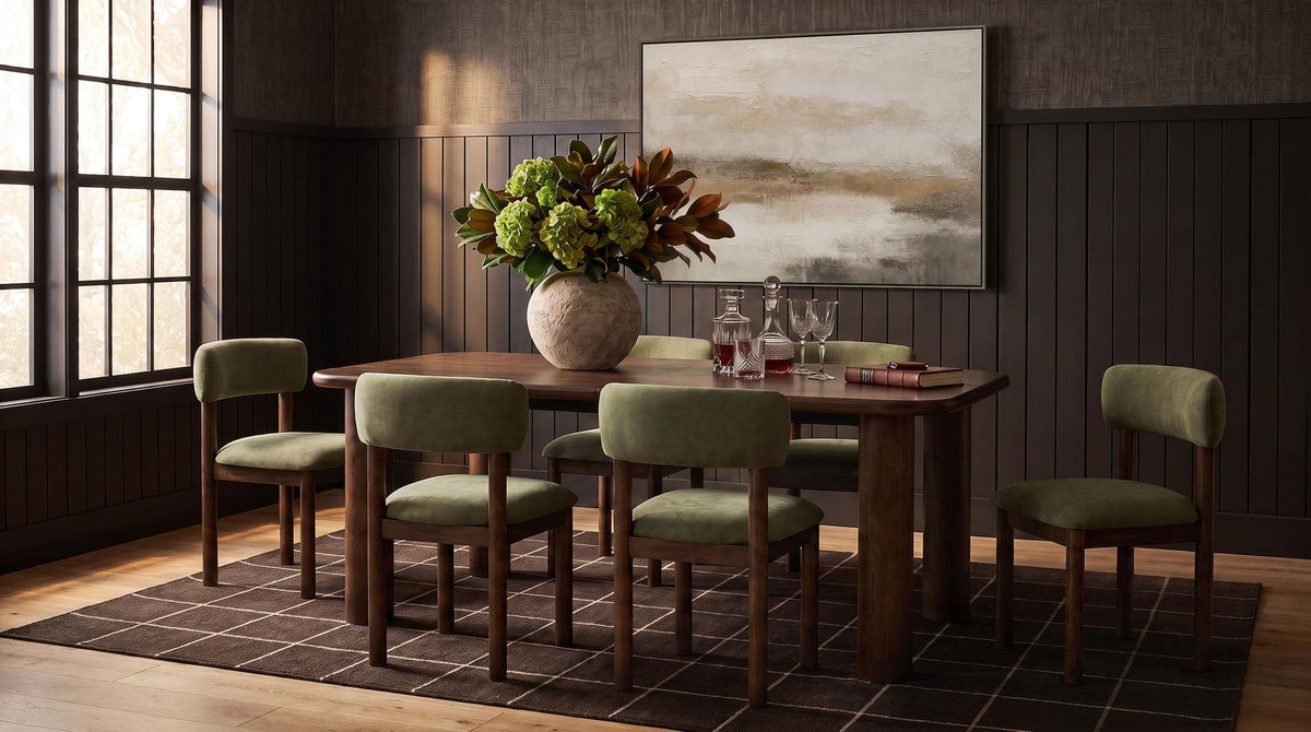 Faulkner Moss Green Upholstered Dining Side Chair Set of 2 — product image 15